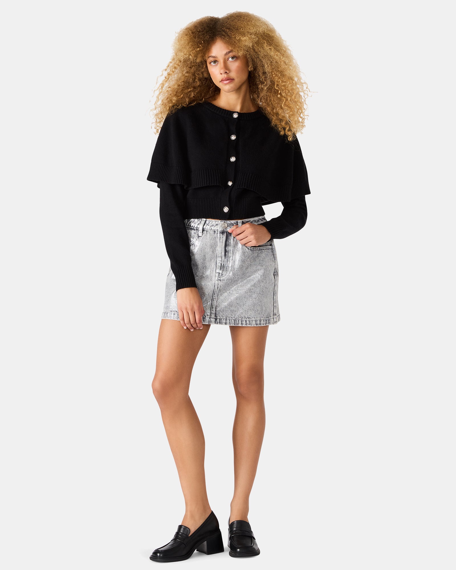 BECK SKIRT SILVER-Cool A Warm