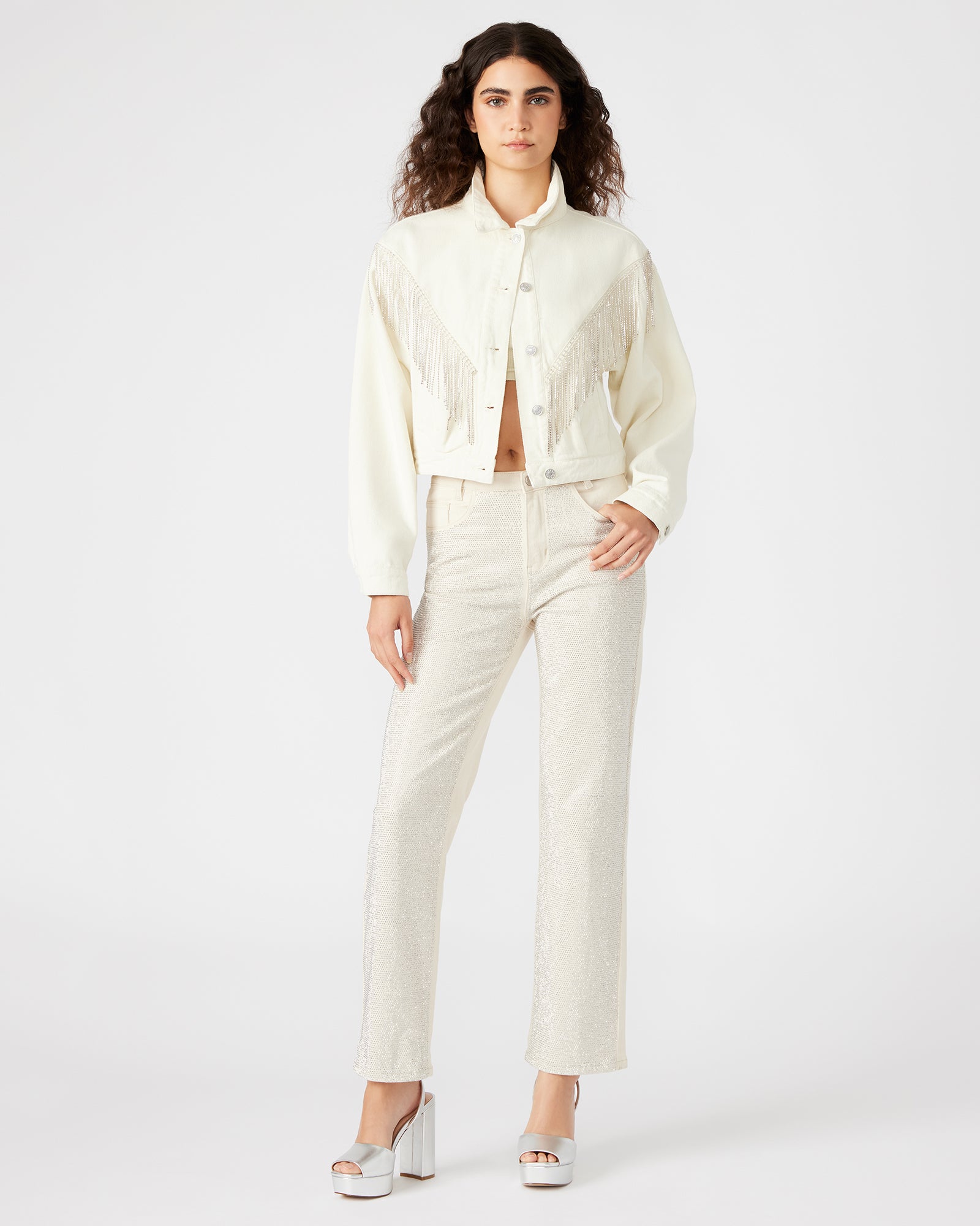 CANYON DENIM JACKET CREAM-Cool A Warm