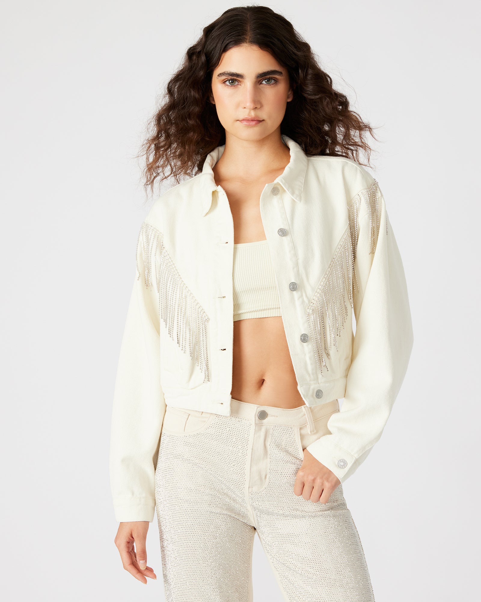 CANYON DENIM JACKET CREAM-Cool A Warm