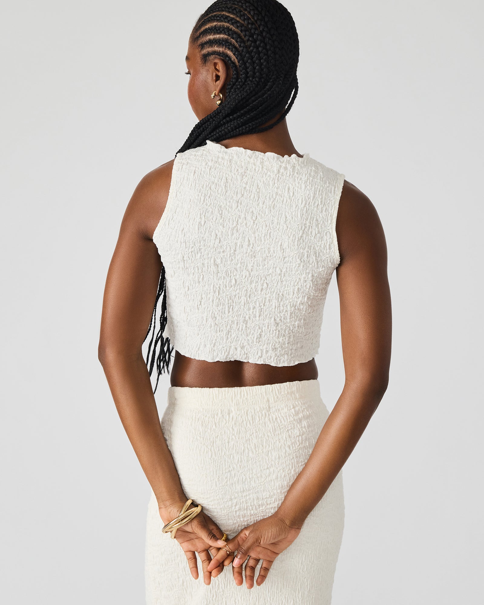 SEASIDE MAXI SKIRT SET CREAM-Cool A Warm