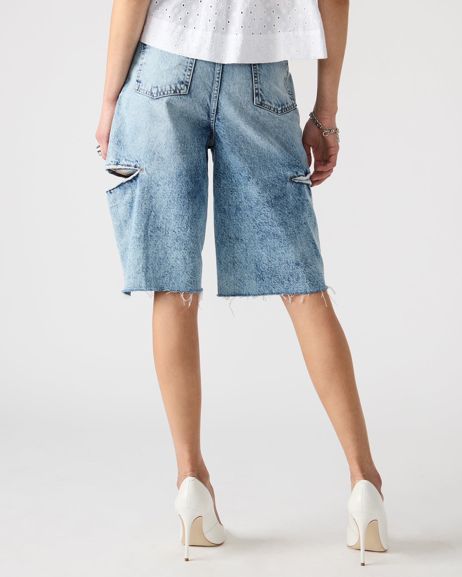 LANGE DENIM SHORT-Cool A Warm