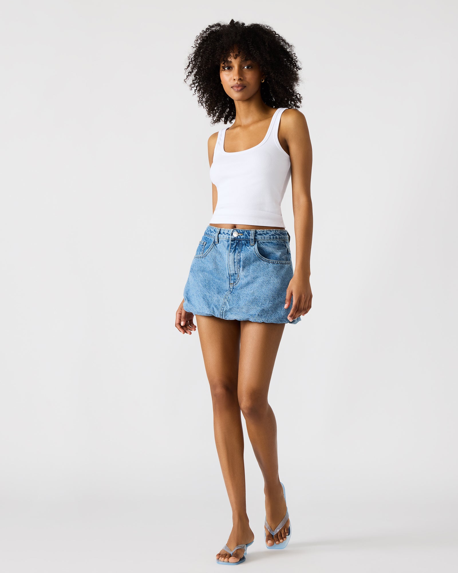 SIMONA DENIM SKIRT-Cool A Warm