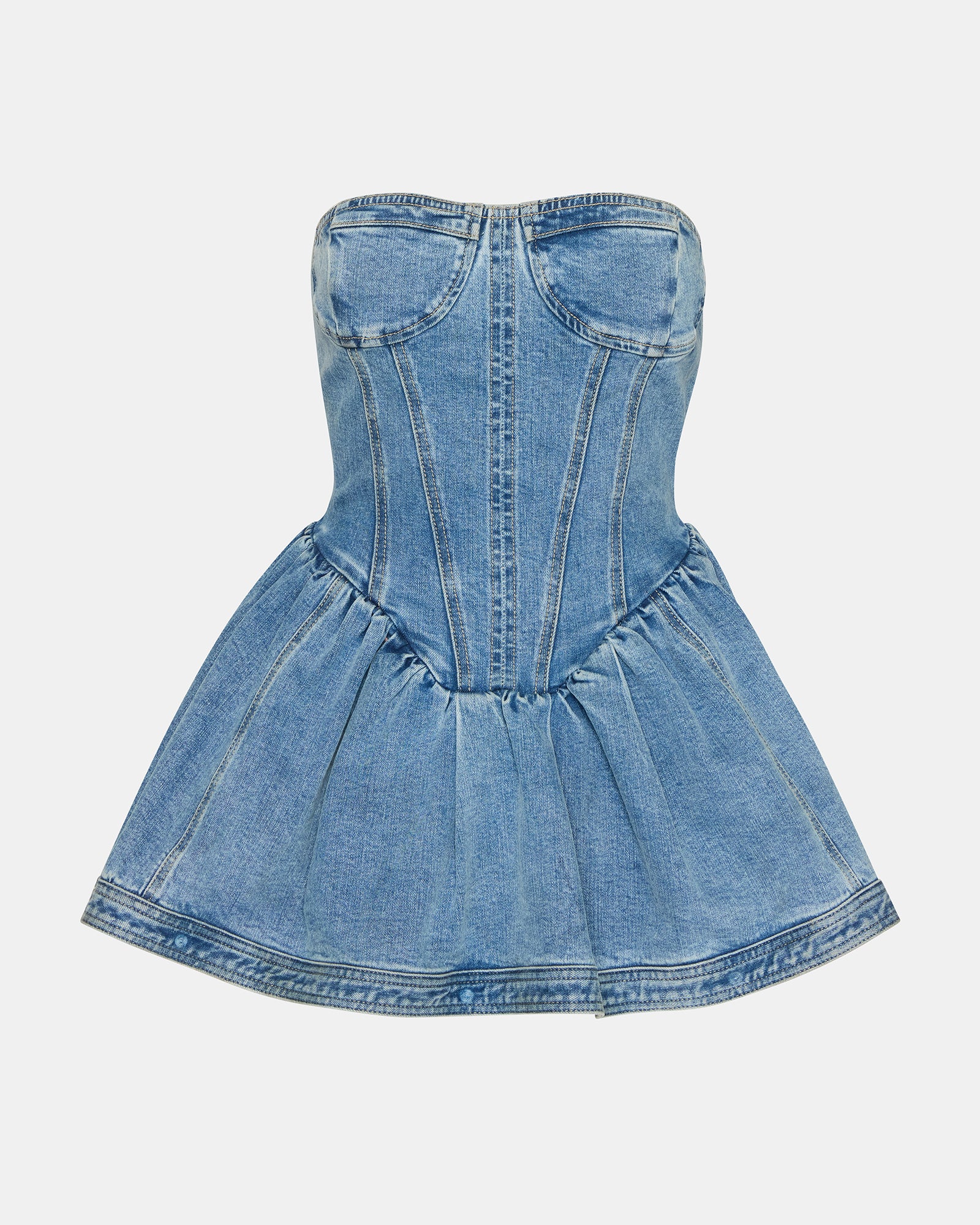 RINA DENIM TOP-Cool A Warm