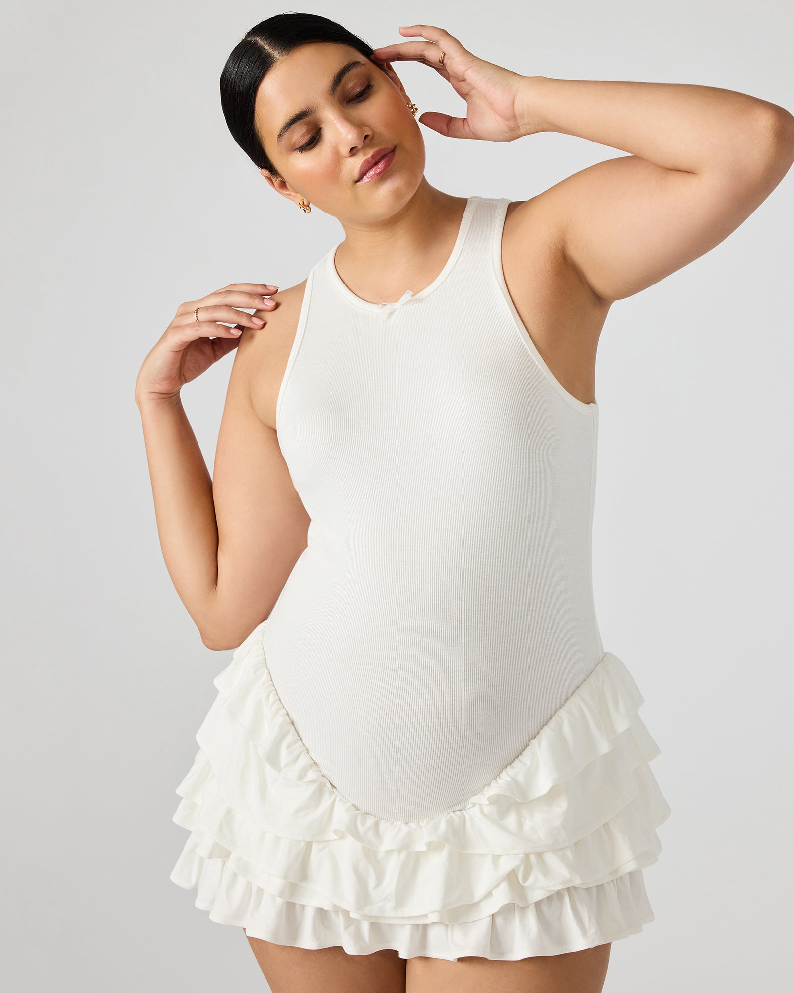 CLEA DRESS WHITE-Cool A Warm