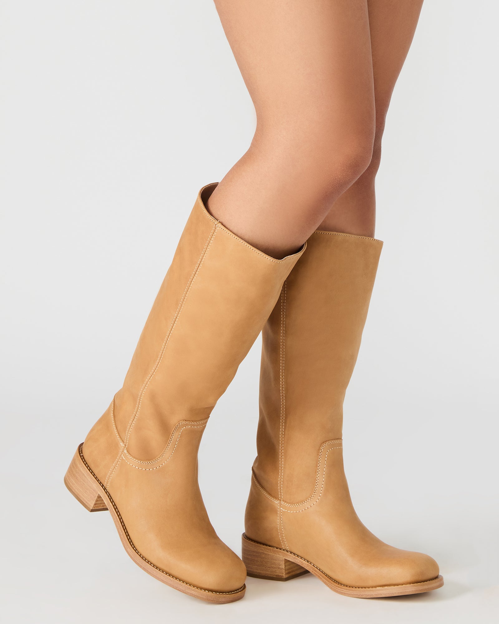 RIGGS BANANA LEATHER WIDE CALF-Cool A Warm