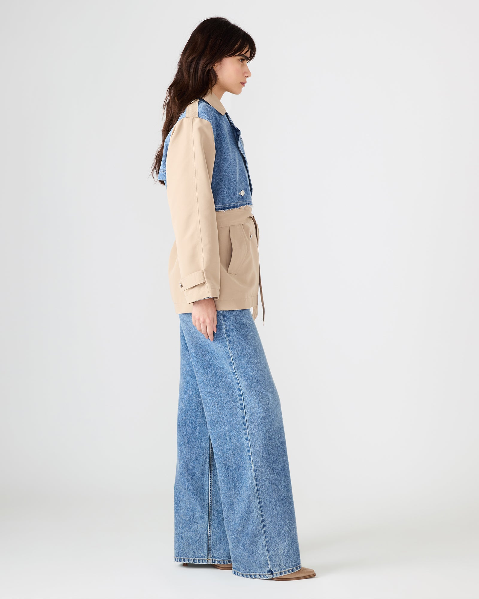 SHYLA COAT DENIM MULTI-Cool A Warm