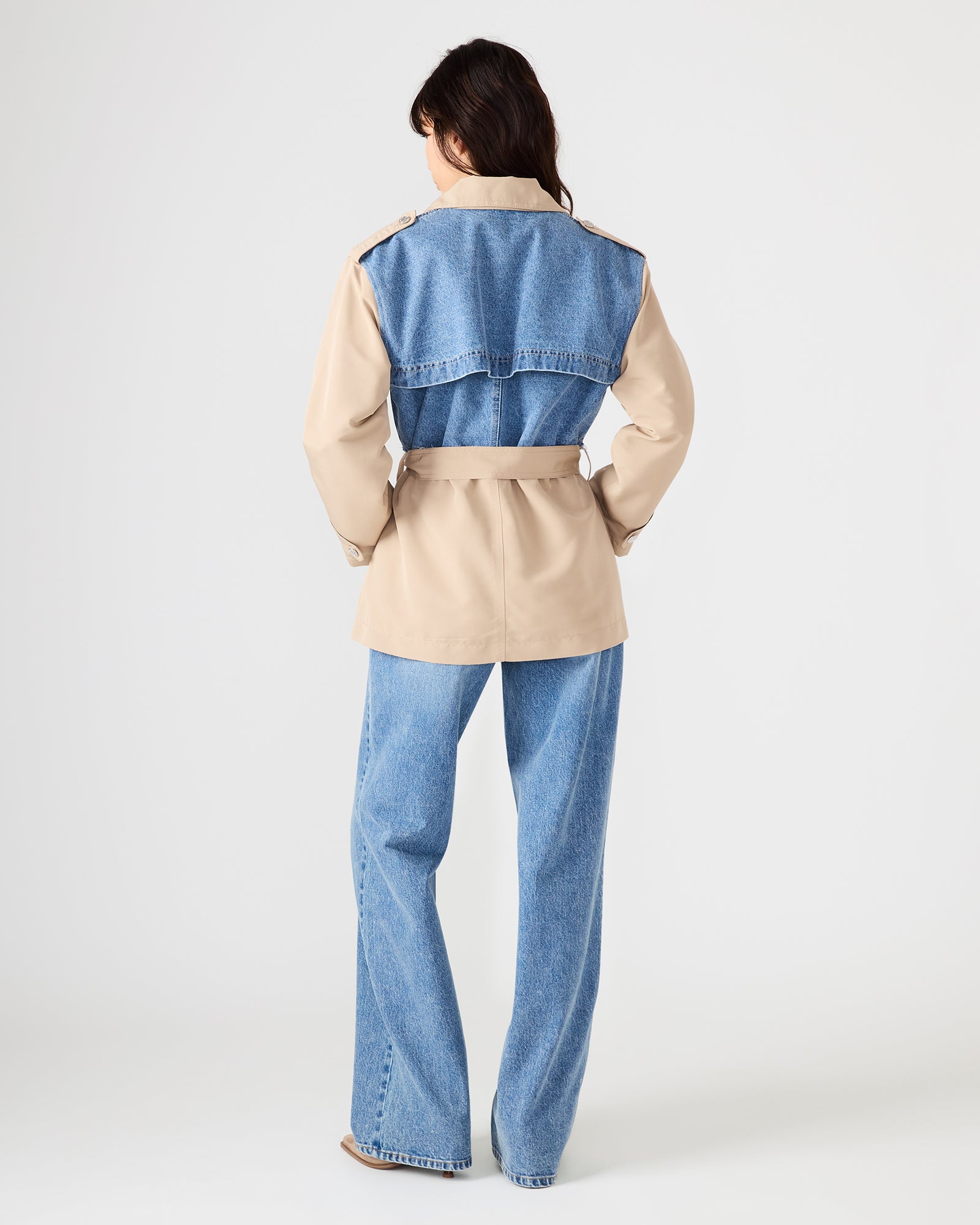 SHYLA COAT DENIM MULTI-Cool A Warm