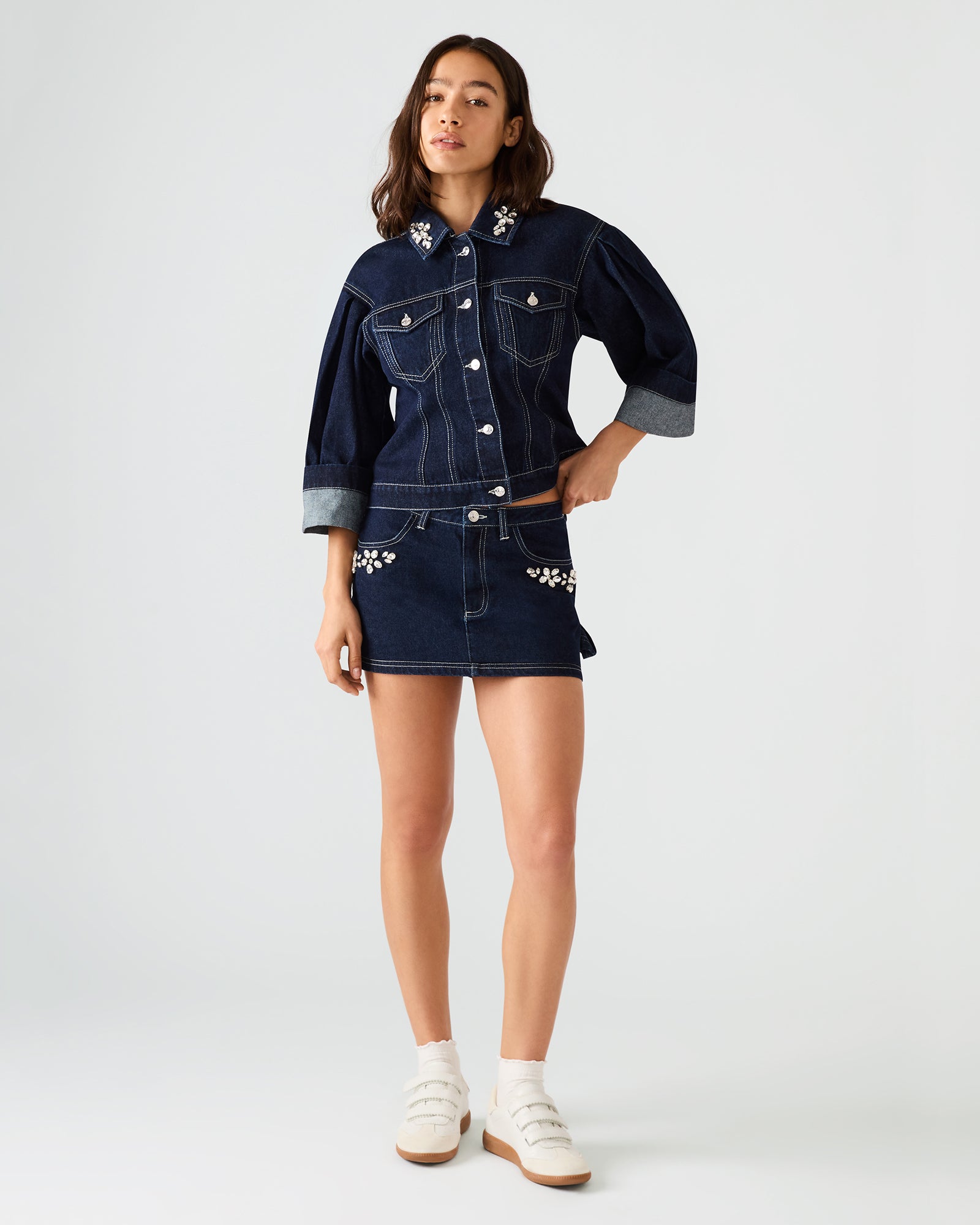 BRIELLIA SKIRT BIJOU BLUE-Cool A Warm