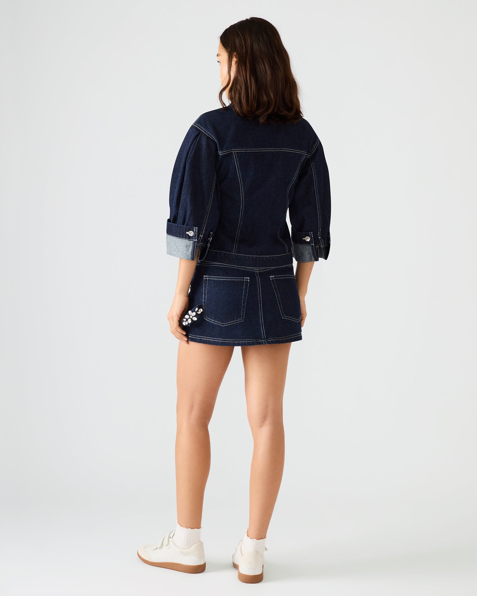 BRIELLIA SKIRT BIJOU BLUE-Cool A Warm