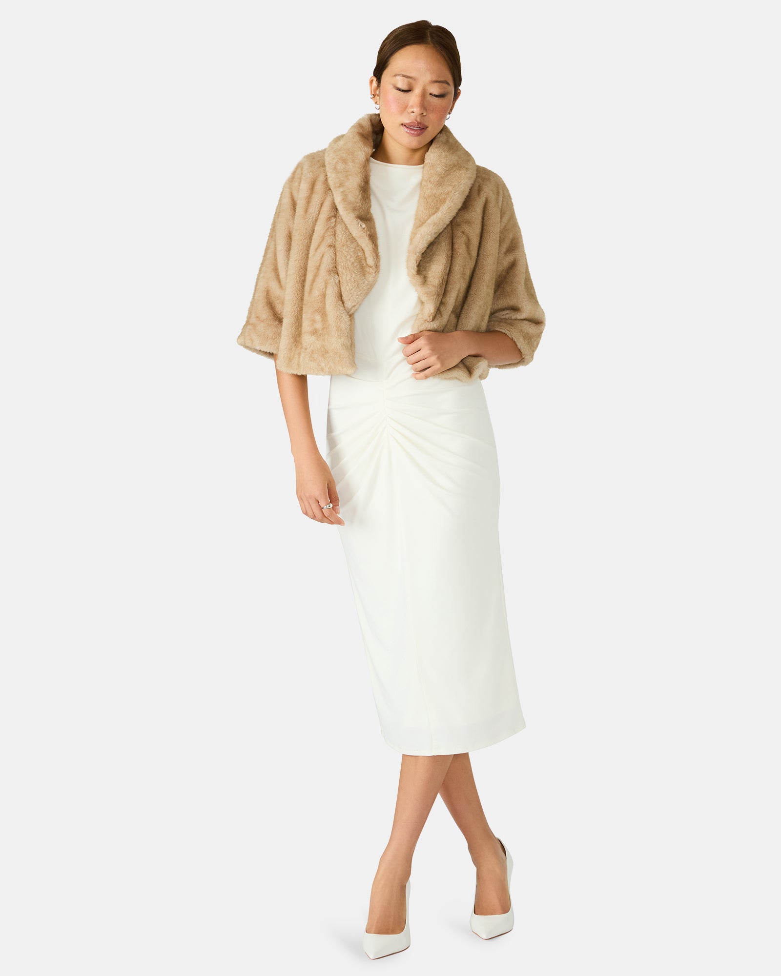 HESTIA COAT CREAM-Cool A Warm