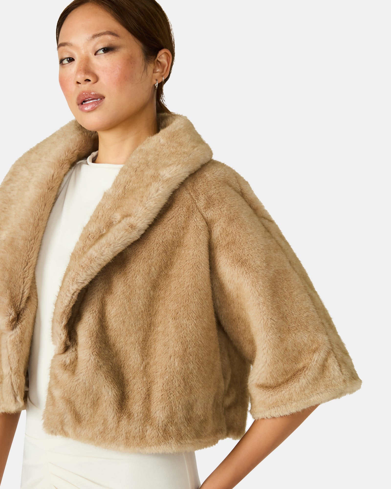 HESTIA COAT CREAM-Cool A Warm