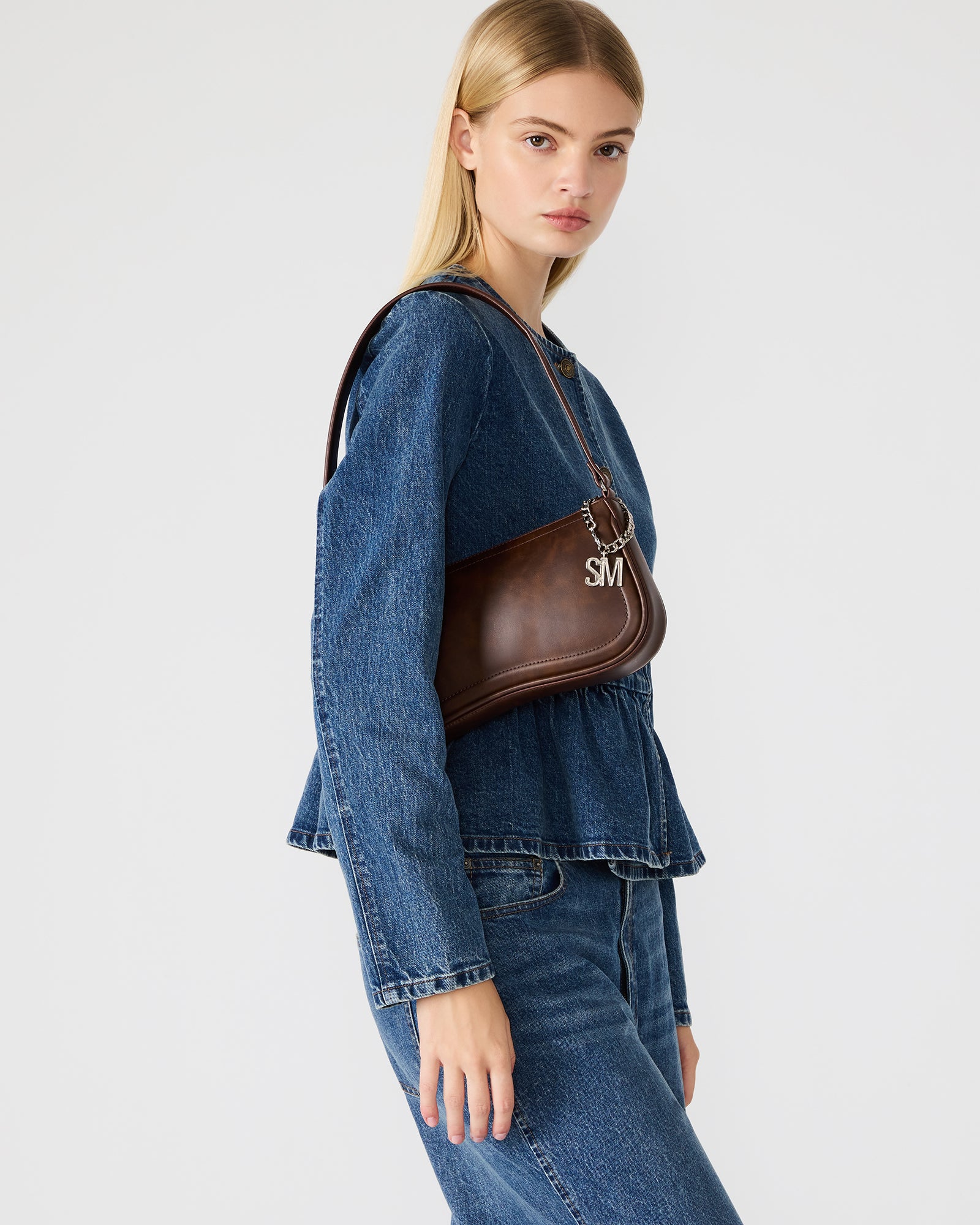 ANGEL BAG BROWN DISTRESSED-Cool A Warm