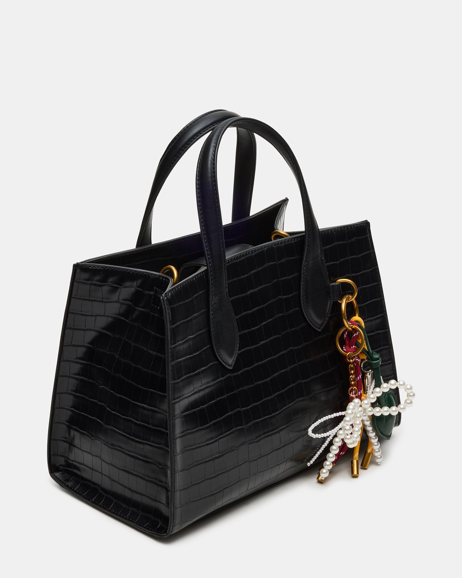 CALLEB BAG BLACK CROCODILE-Cool A Warm