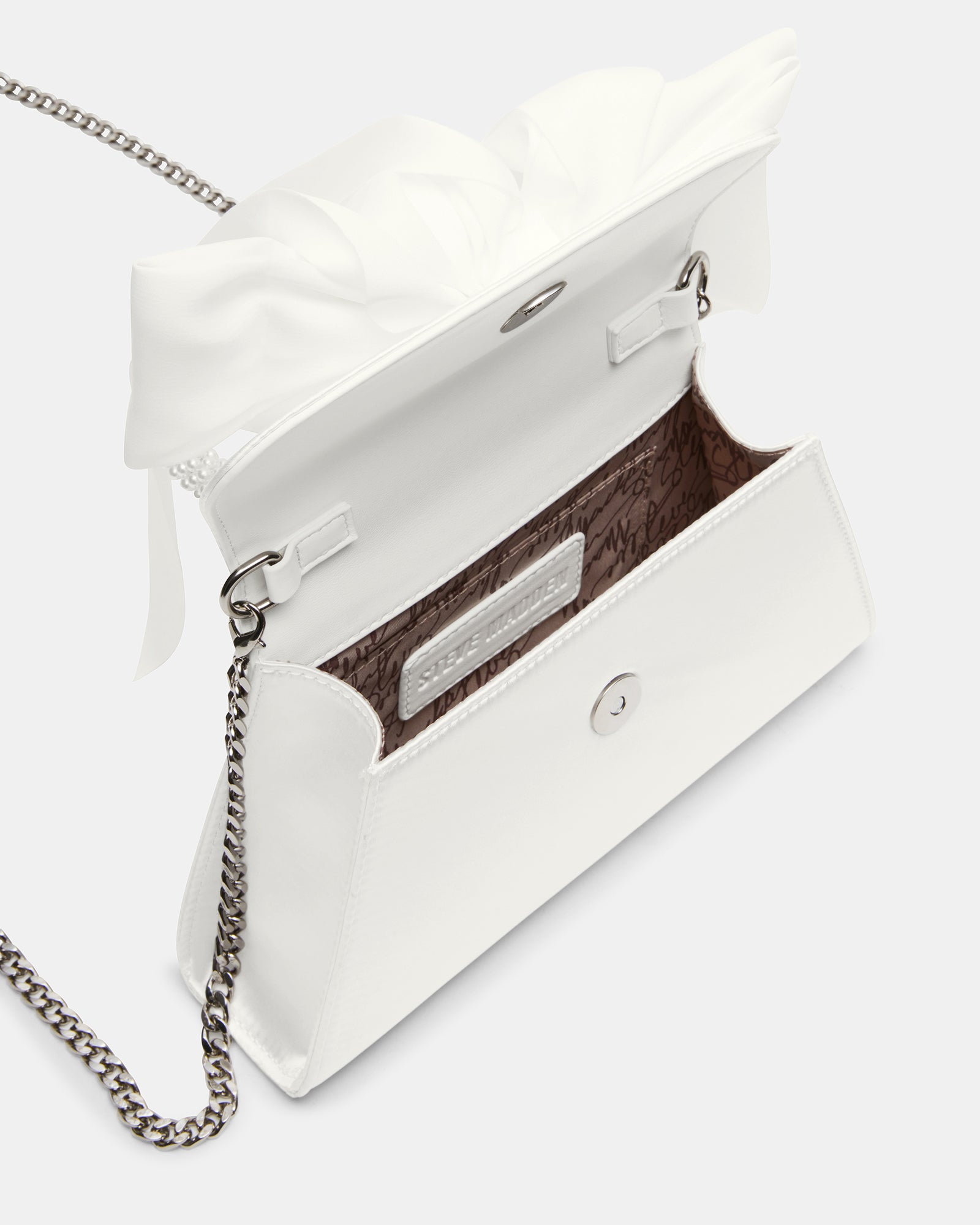COSETTE BAG WHITE SATIN-Cool A Warm