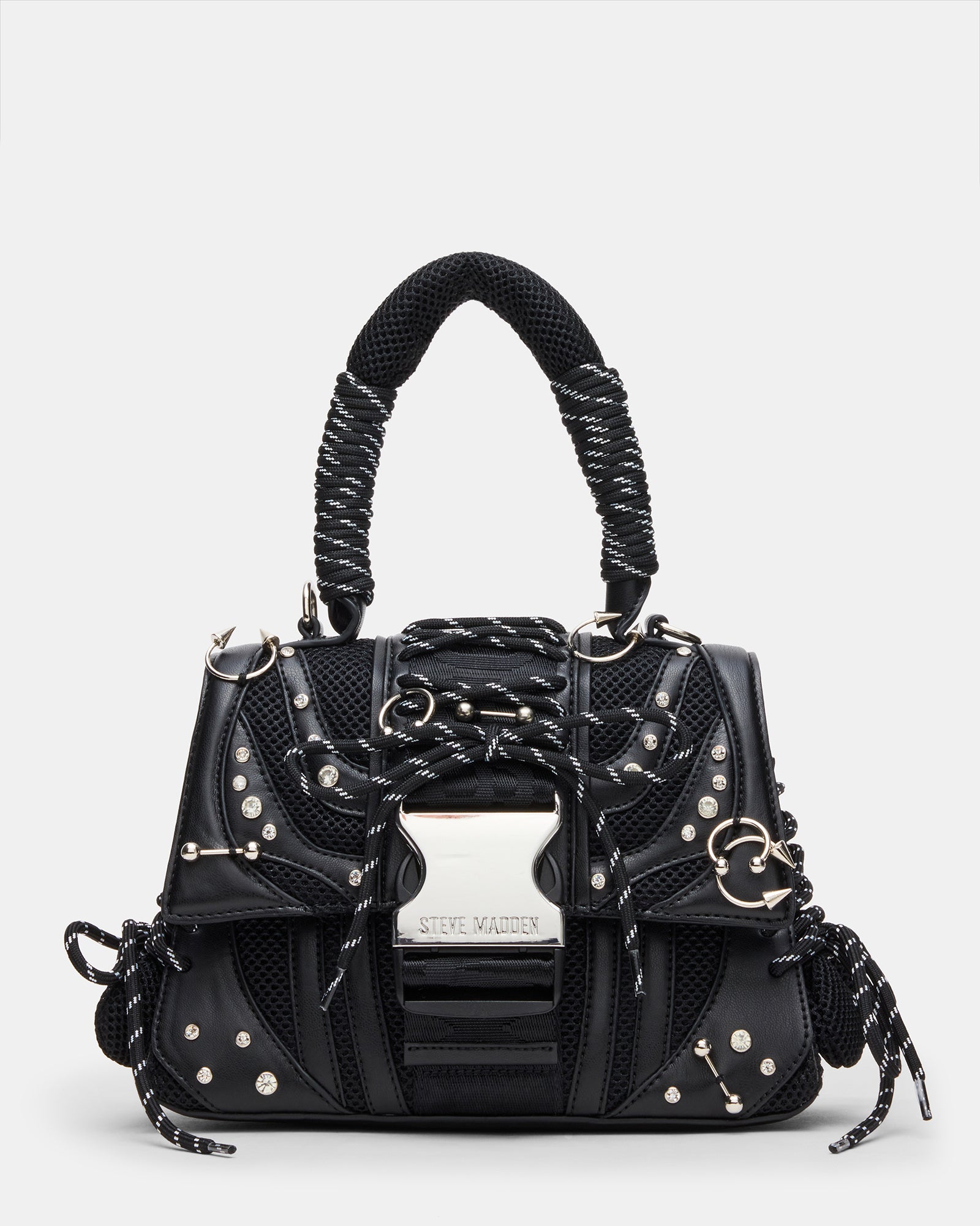 DIEGO BAG BLACK/SILVER PIERCING-Cool A Warm