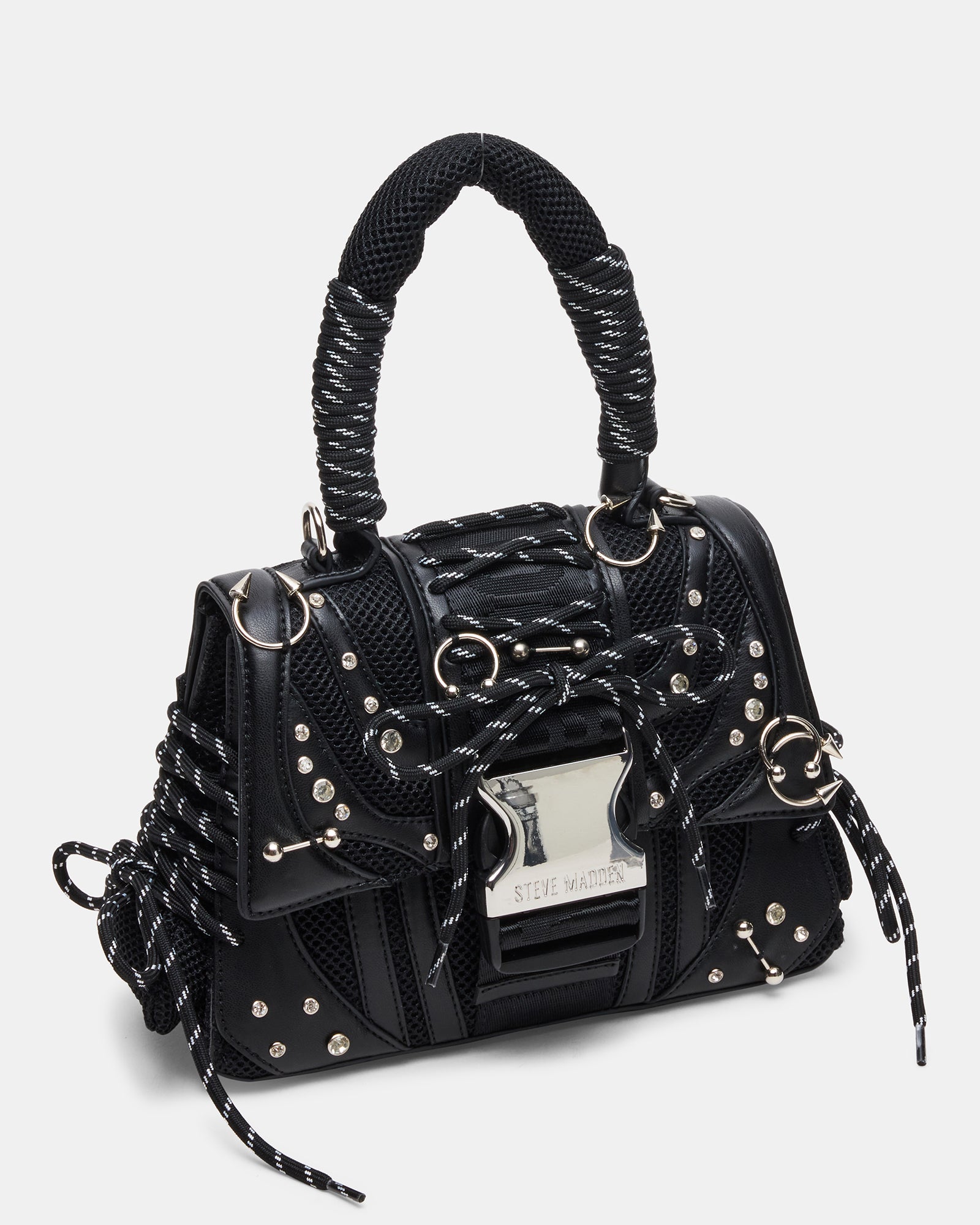 DIEGO BAG BLACK/SILVER PIERCING-Cool A Warm