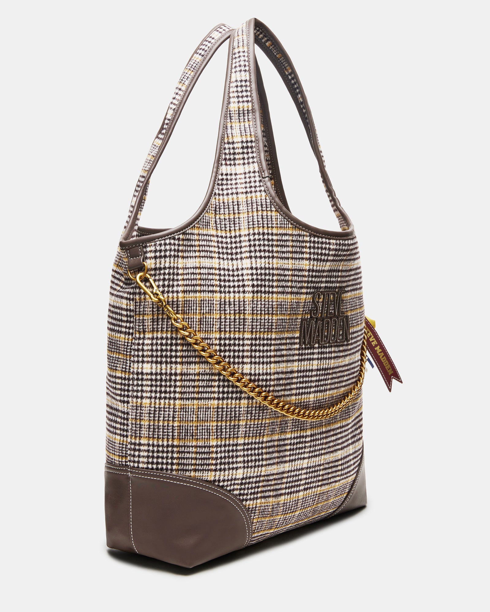 GRUNGY BAG PLAID BROWN MULTI-Cool A Warm