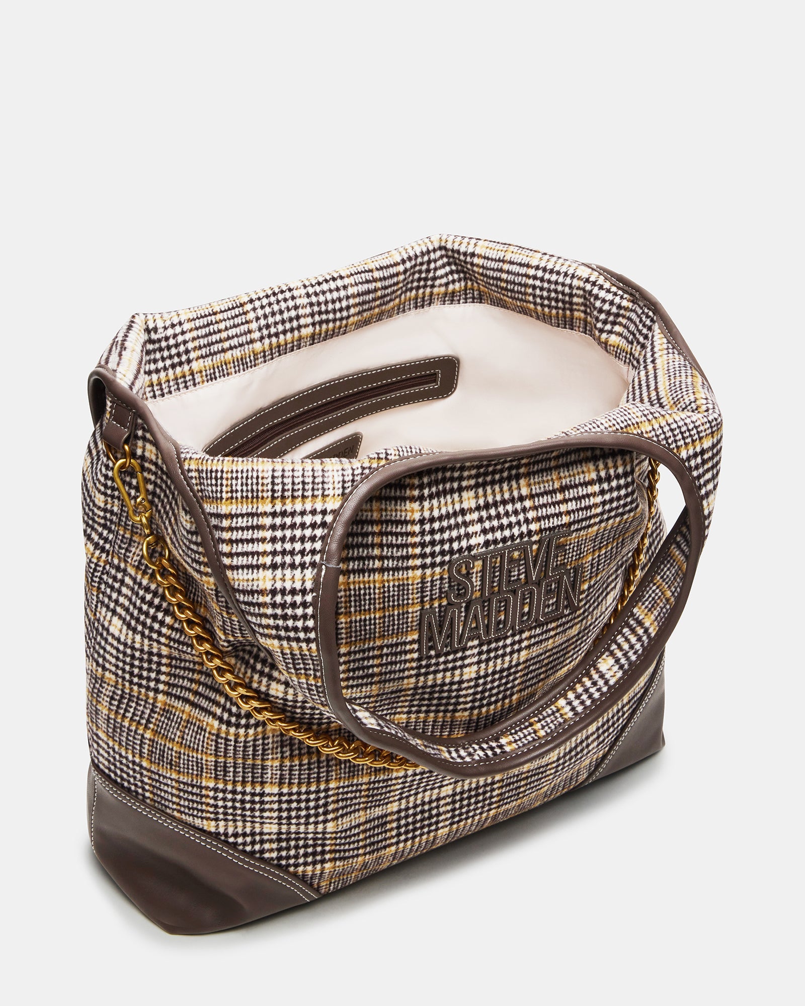 GRUNGY BAG PLAID BROWN MULTI-Cool A Warm