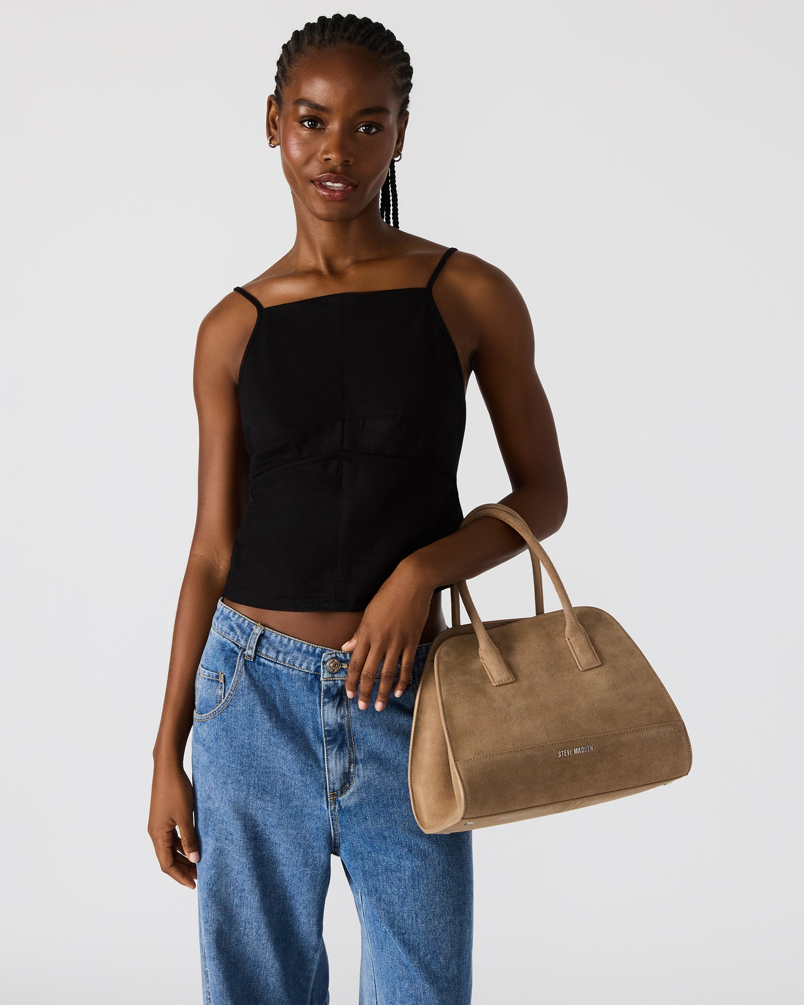 HADLEE BAG TAUPE SUEDE-Cool A Warm