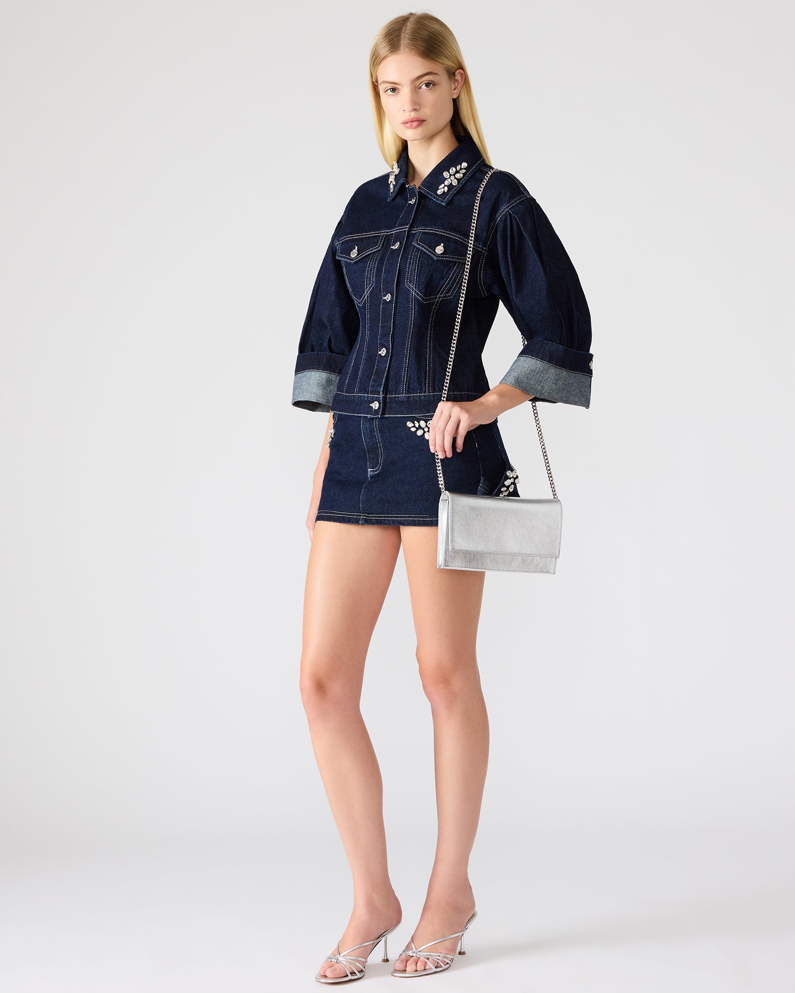 EDNA HEEL & JULIANA BAG SILVER BUNDLE-Cool A Warm