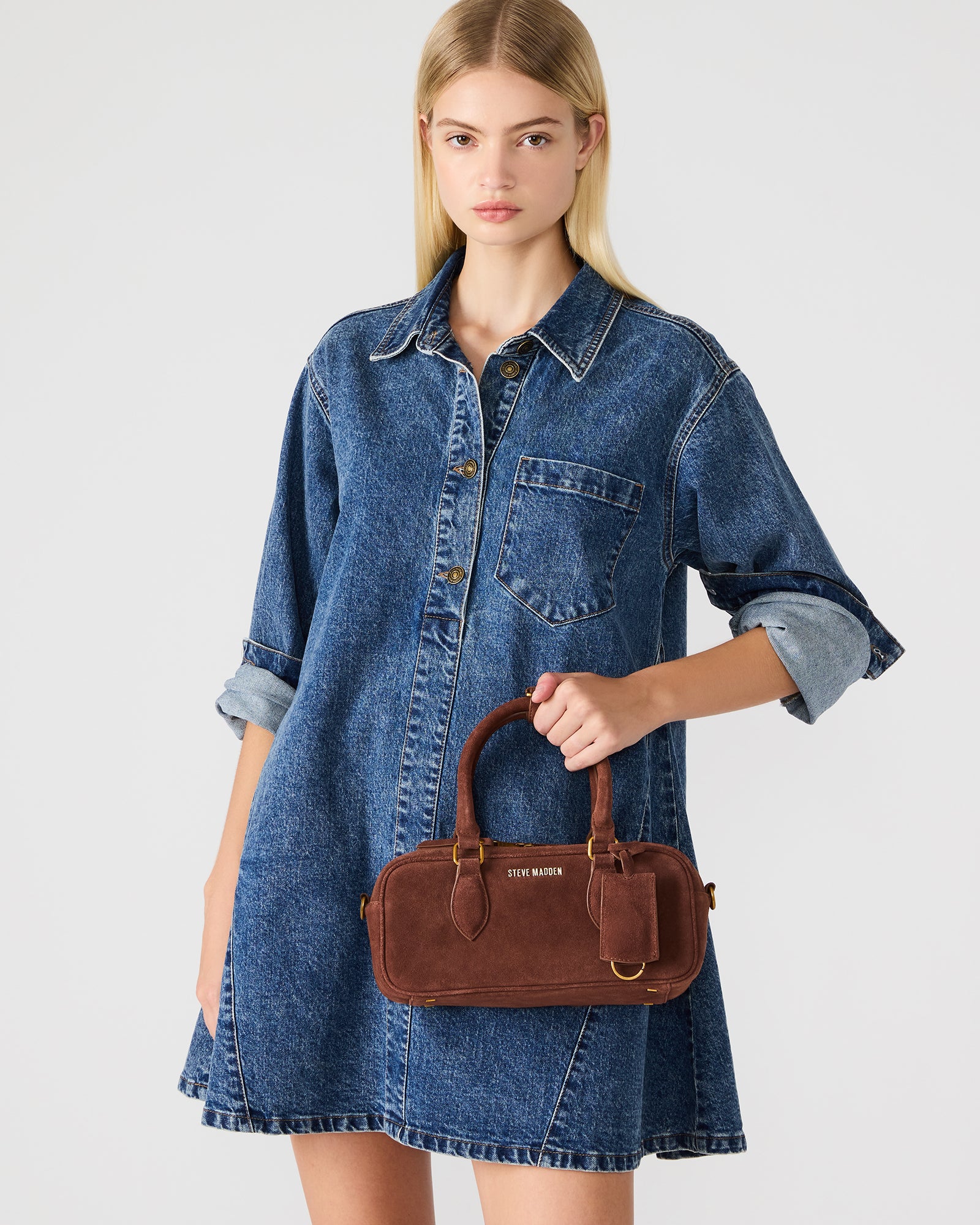 MERIT BAG CHESTNUT SUEDE-Cool A Warm