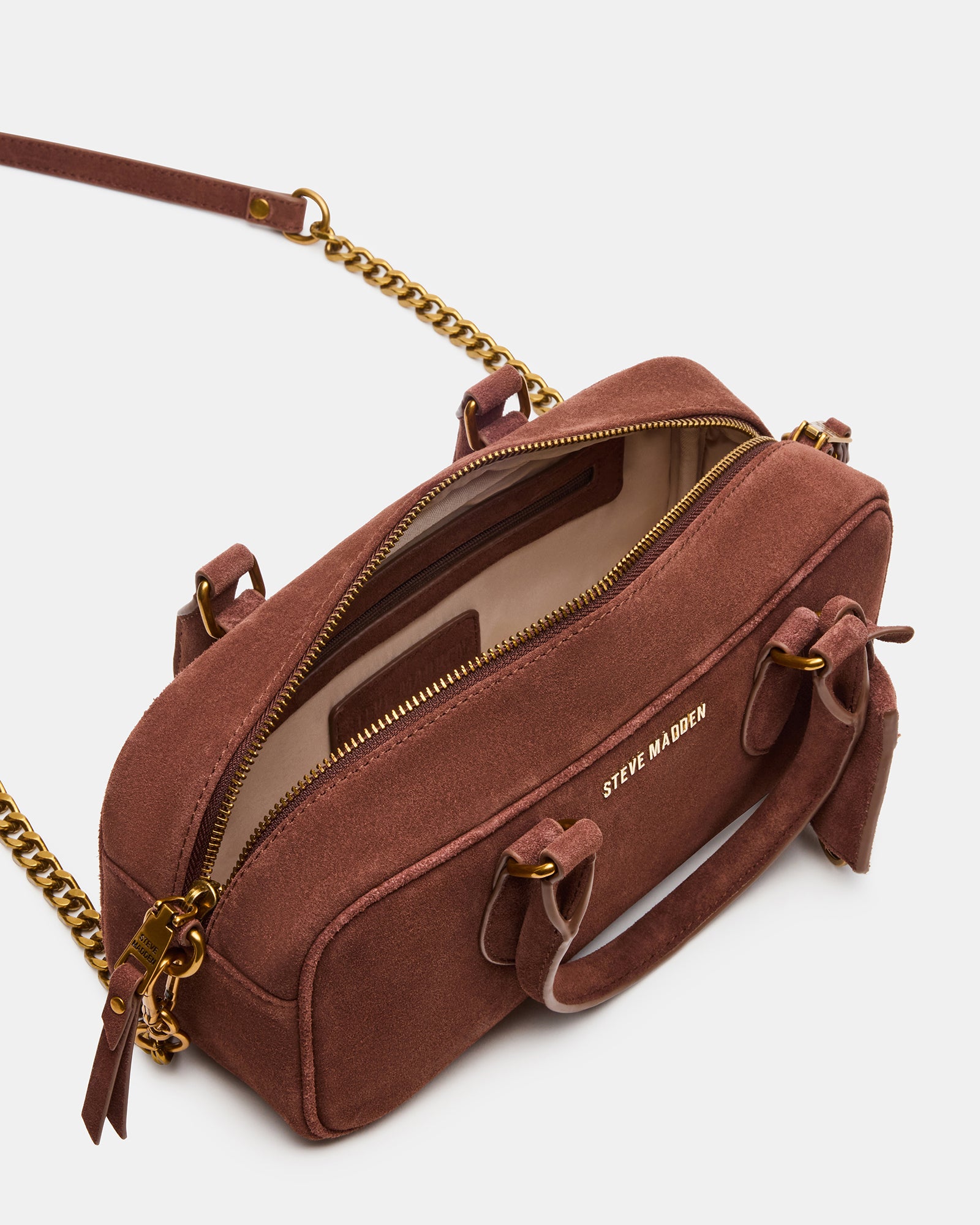 MERIT BAG CHESTNUT SUEDE-Cool A Warm