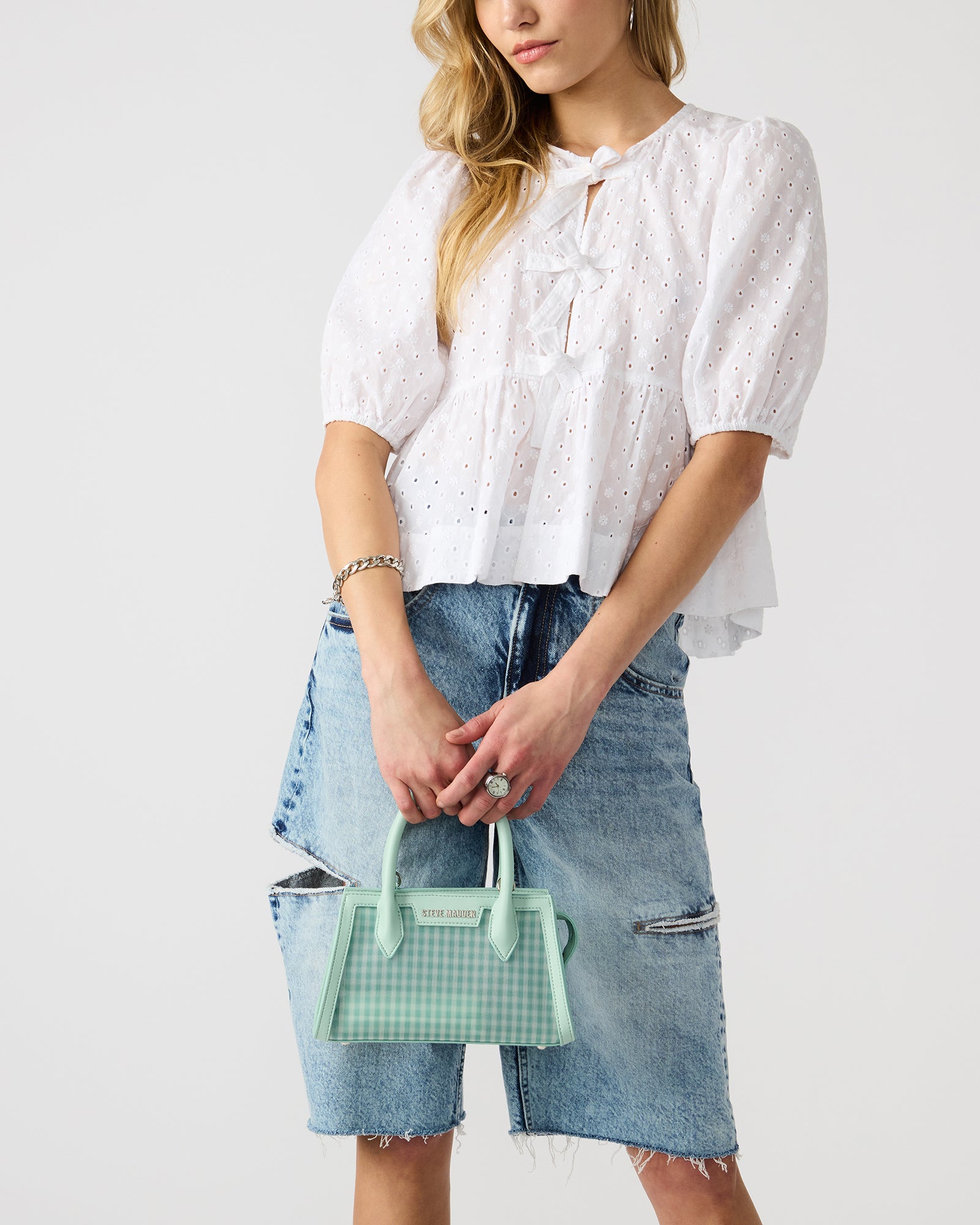 PEACHY BAG GREEN MULTI-Cool A Warm