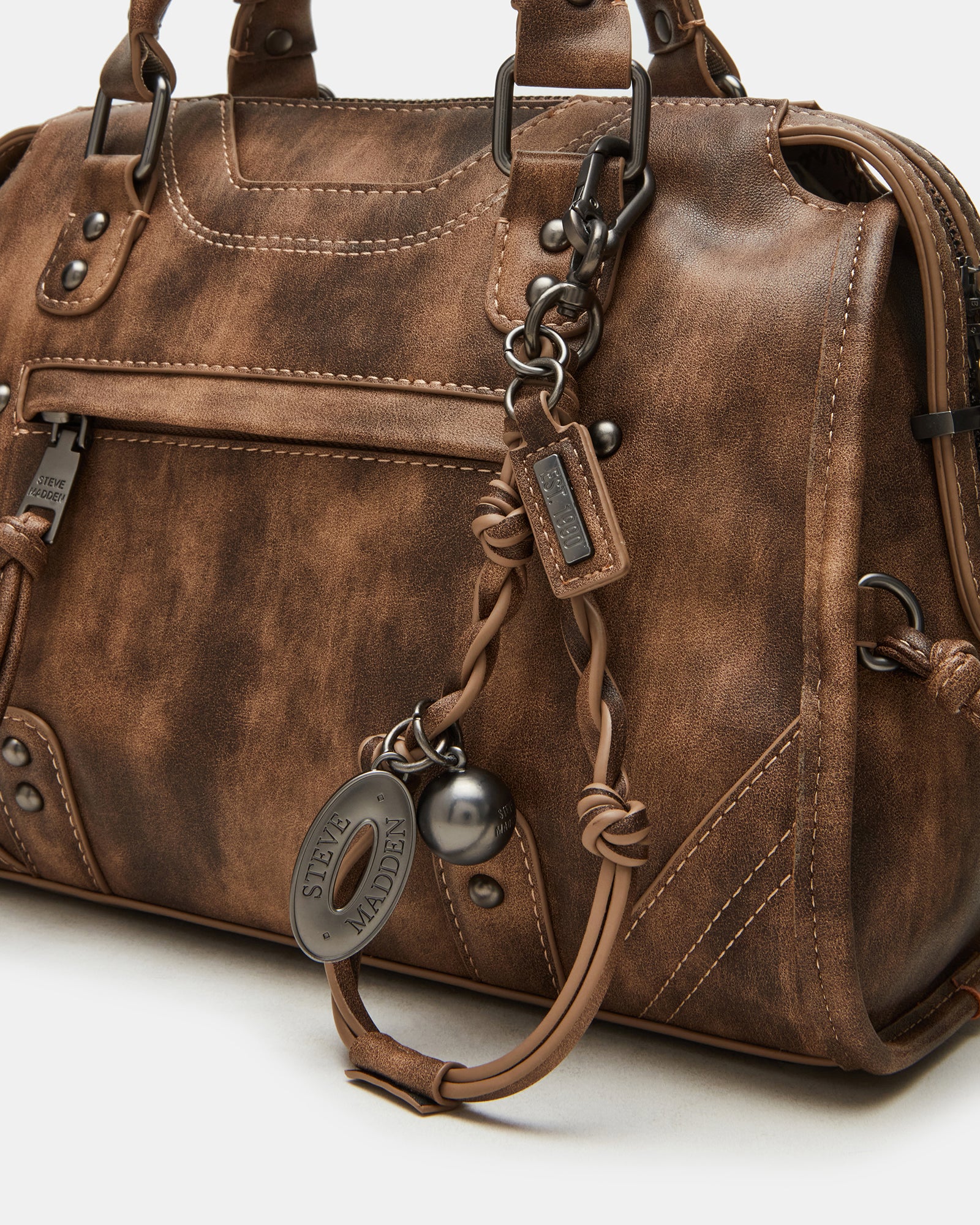 RIGGS BAG BROWN DISTRESSED-Cool A Warm