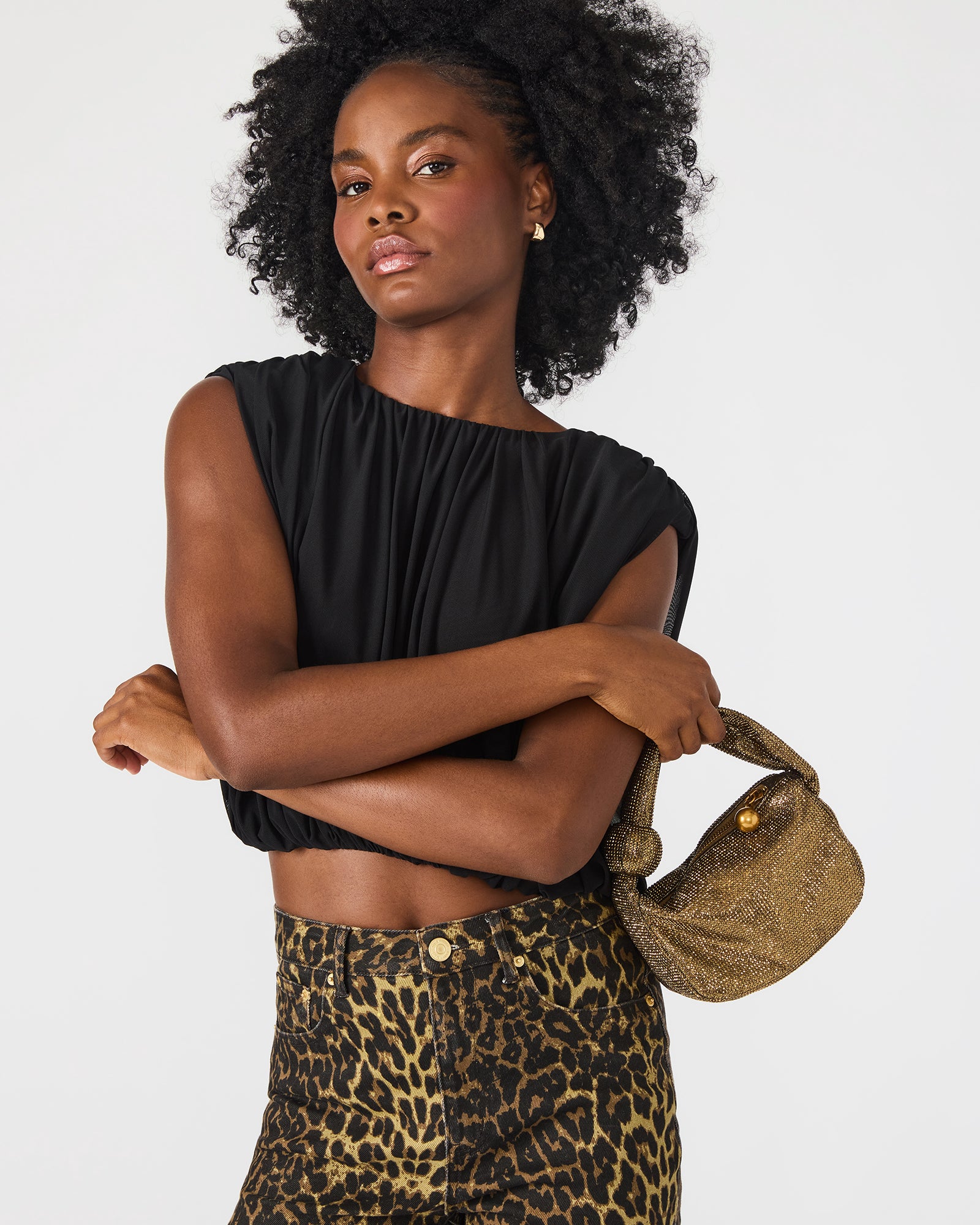 SPARKLY BAG BRONZE-Cool A Warm