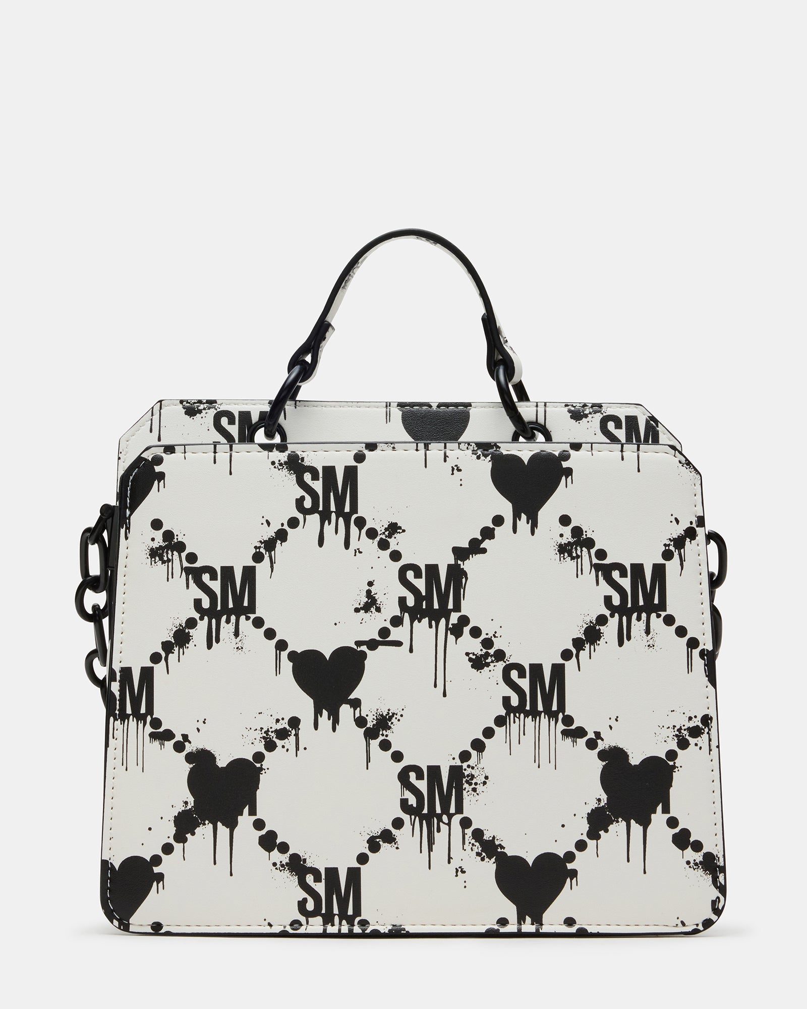 EVELYN BAG DRIPPY HEARTS WHITE/MULTI-Cool A Warm