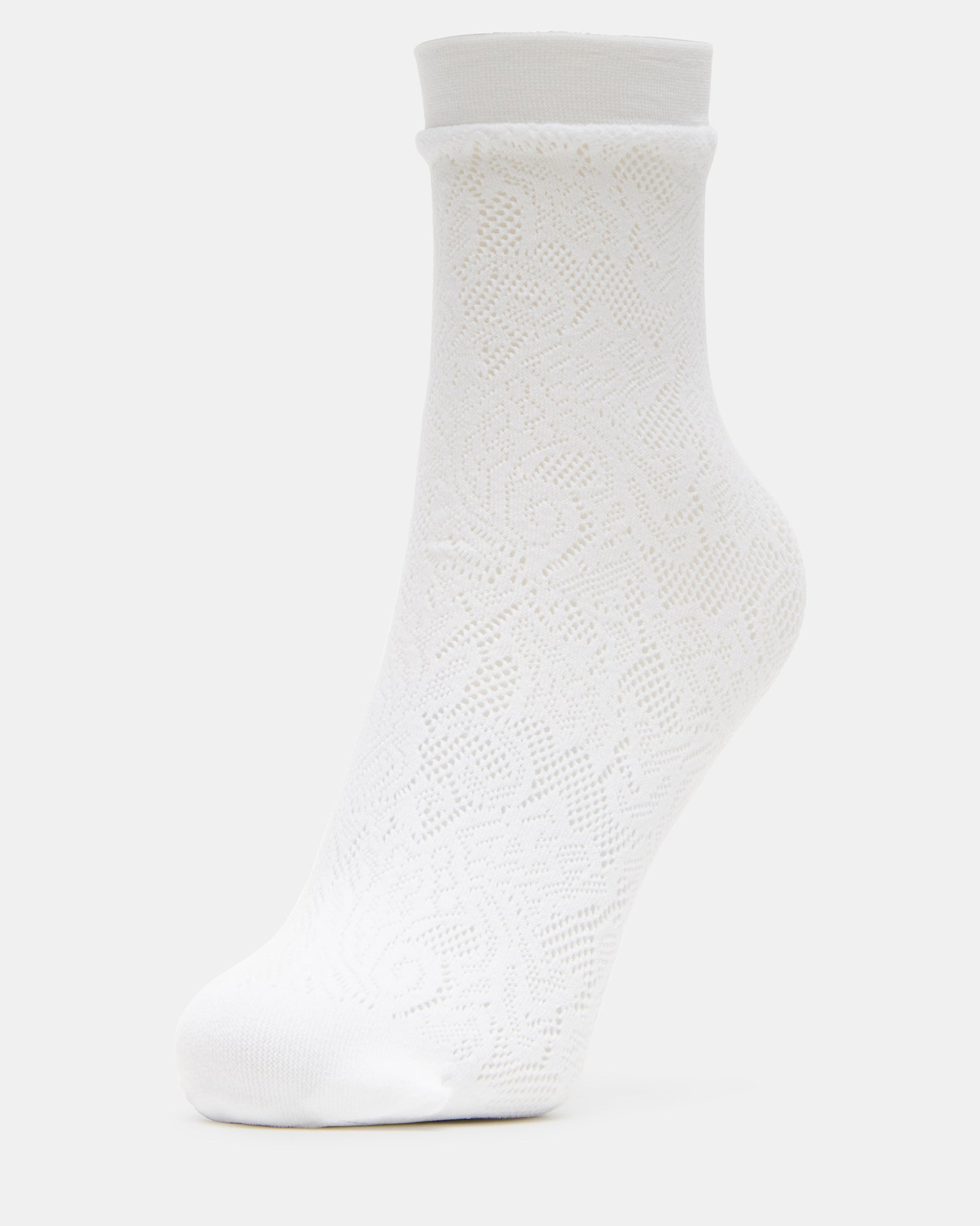 RICH SOCKS WHITE-Cool A Warm