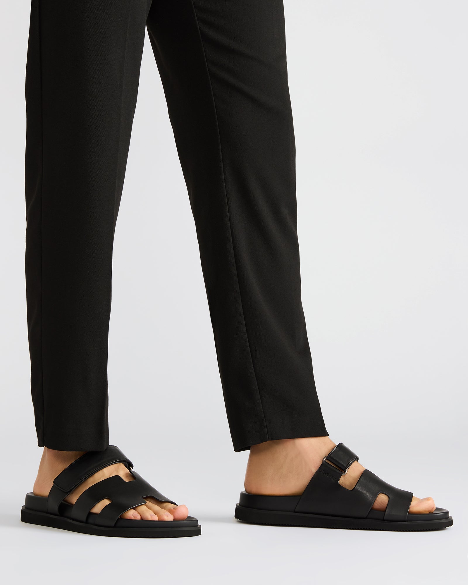 MAIVEN BLACK LEATHER-Cool A Warm