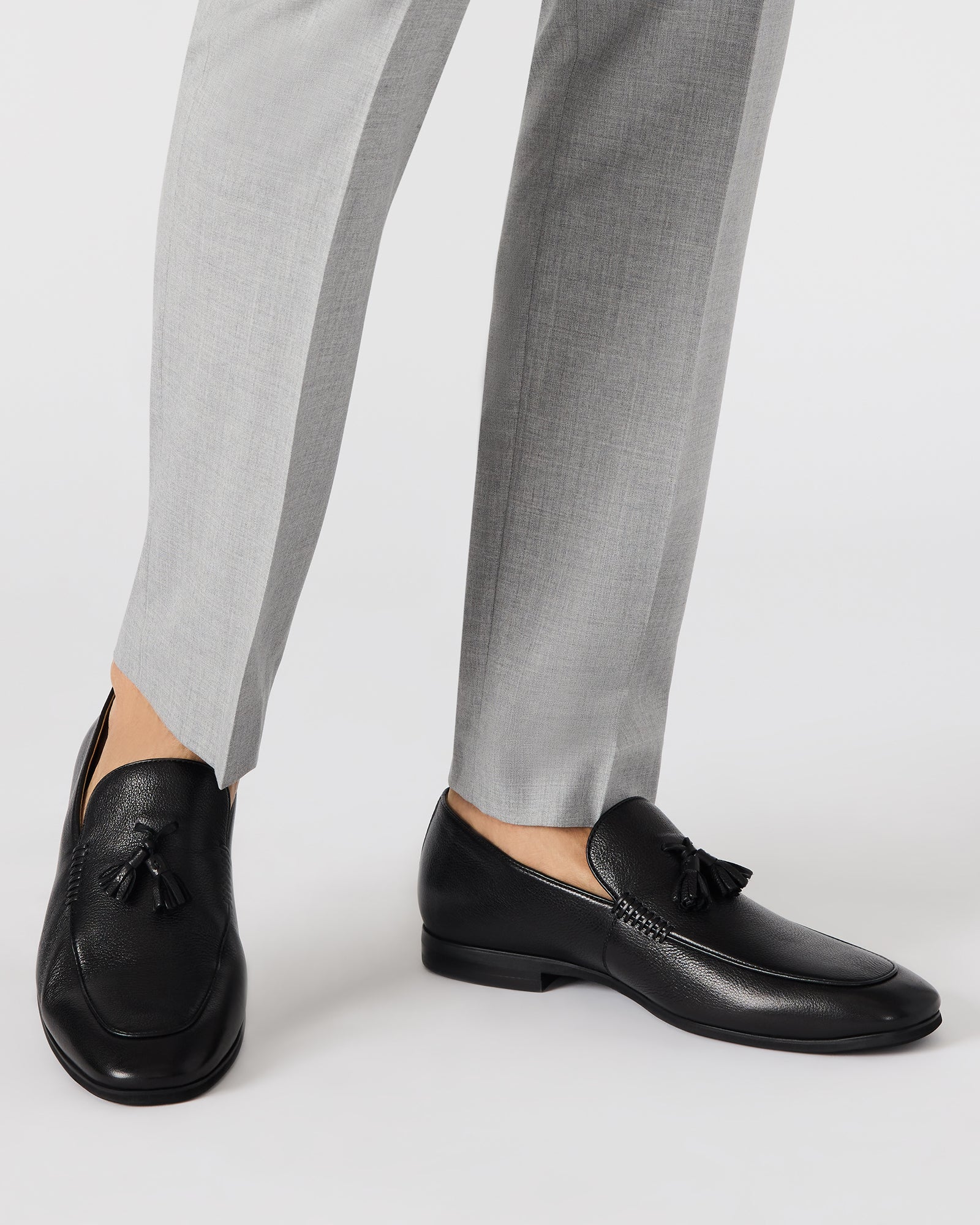 ONDRE BLACK LEATHER-Cool A Warm