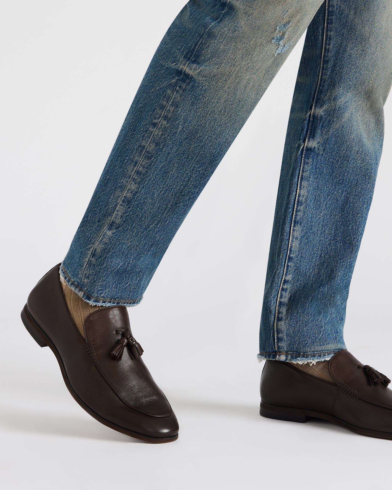 ONDRE BROWN LEATHER-Cool A Warm