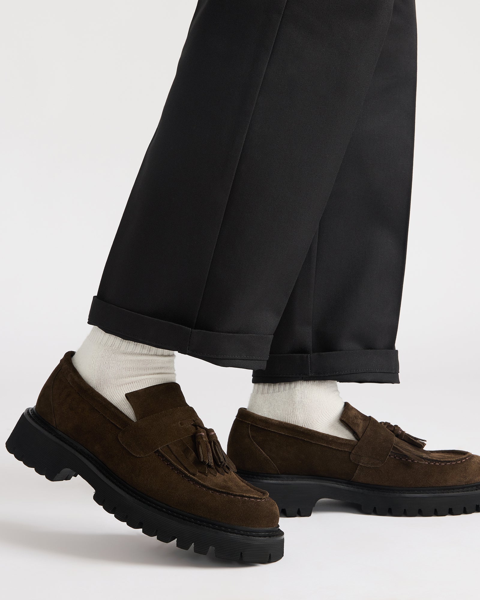 ZEV BROWN SUEDE-Cool A Warm