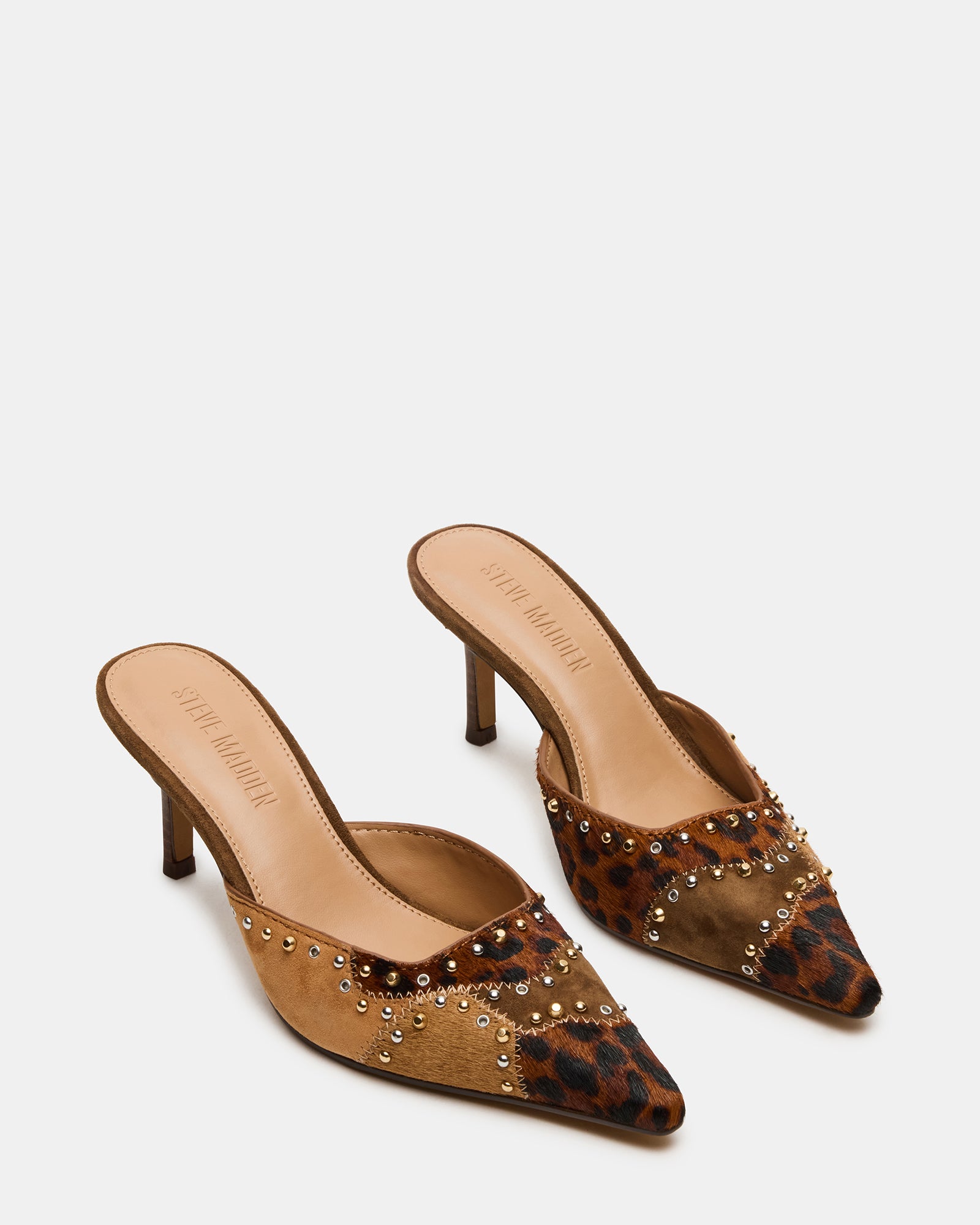 ALEXI LEOPARD MULTI STUDS-Cool A Warm