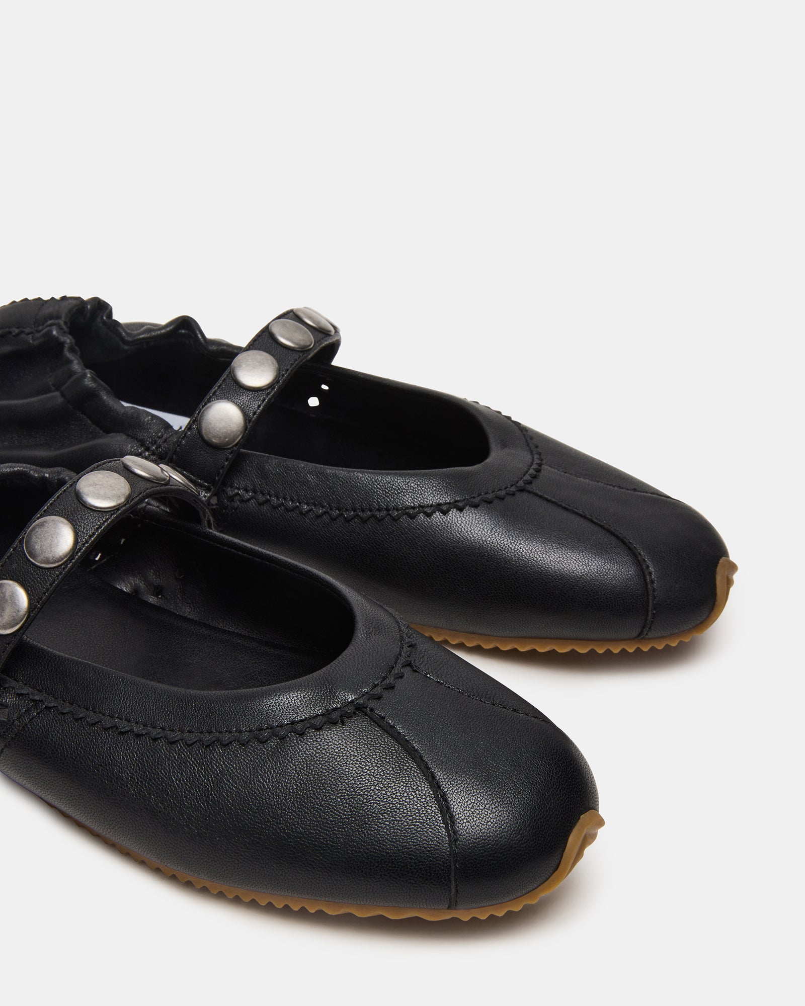 ANAYA BLACK LEATHER STUDS-Cool A Warm