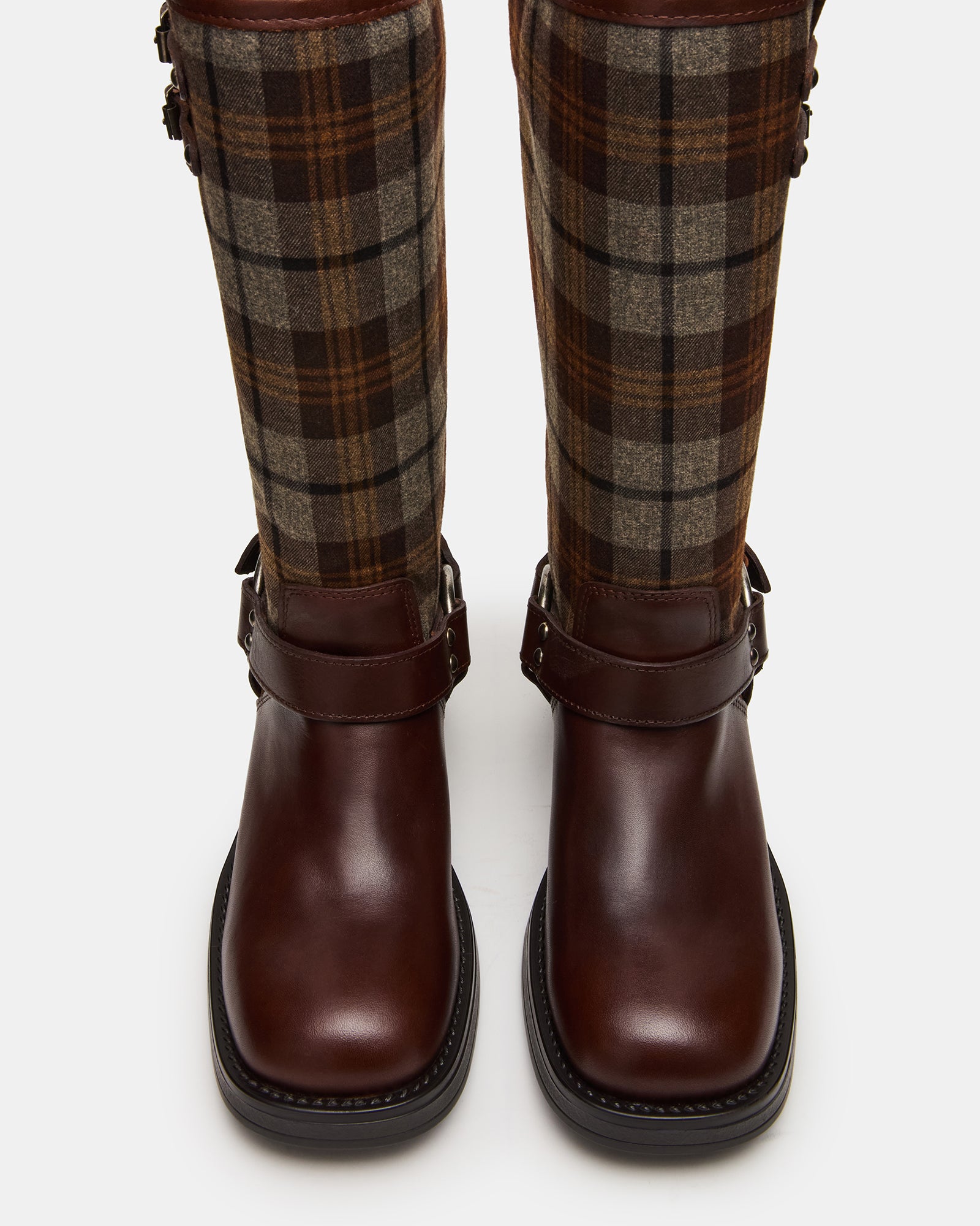 ASTOR FLANNEL BROWN MULTI-Cool A Warm