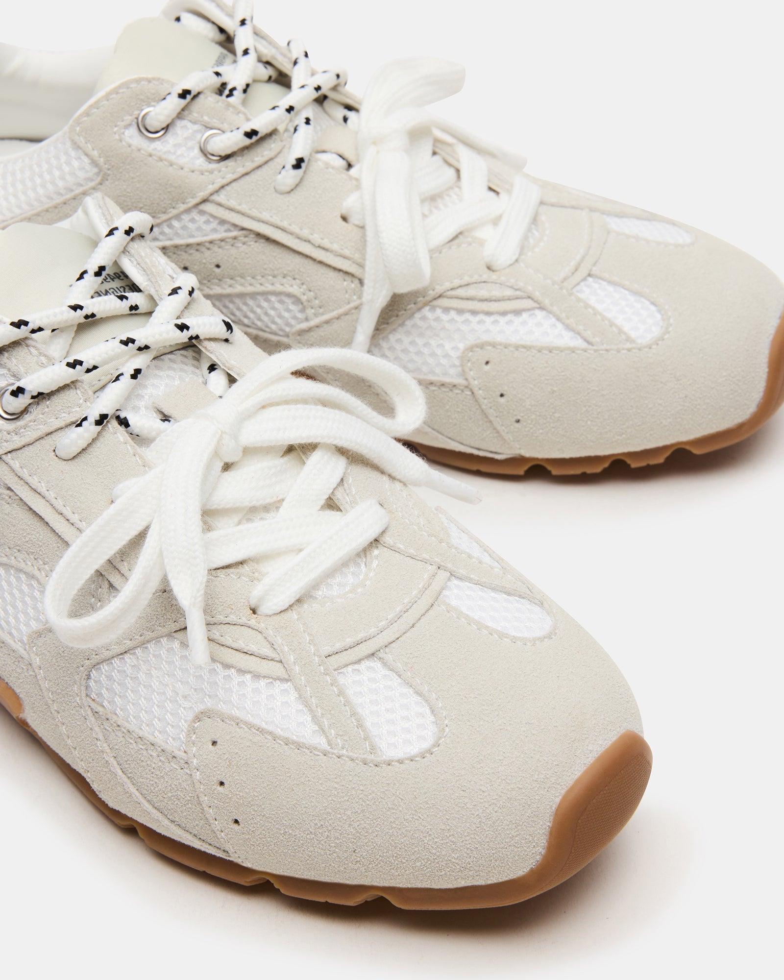 AZIEL WHITE SUEDE-Cool A Warm