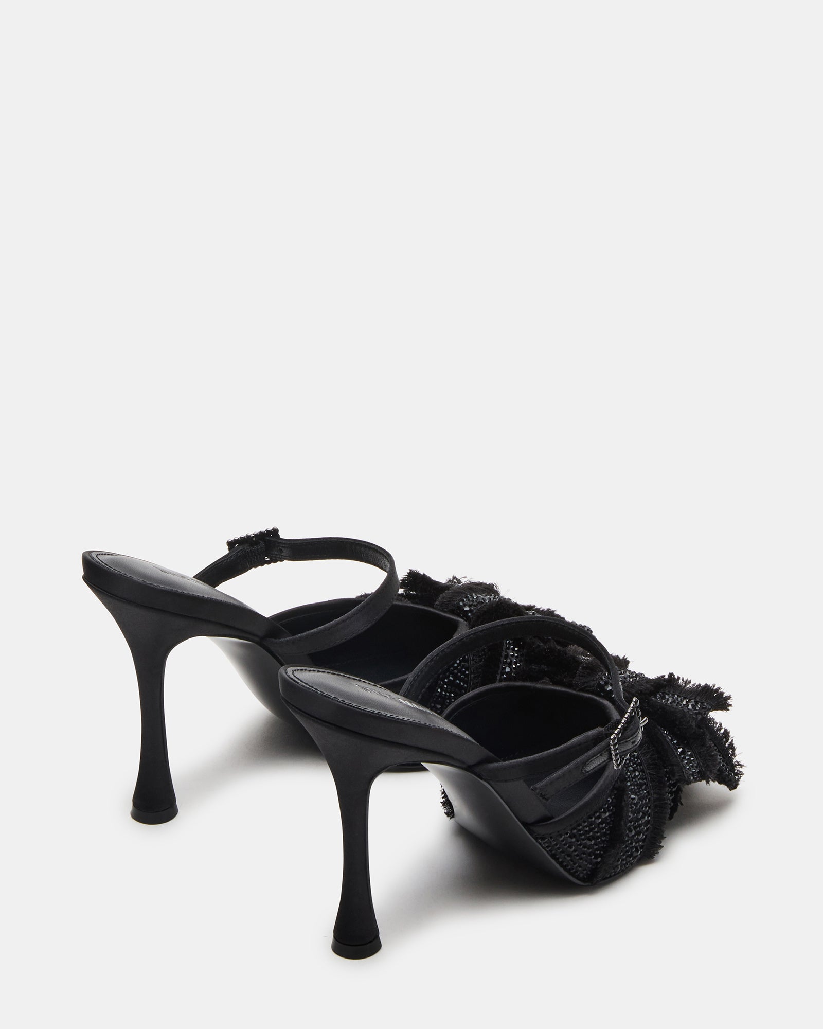 BAYLIN BLACK SATIN RHINESTONES-Cool A Warm