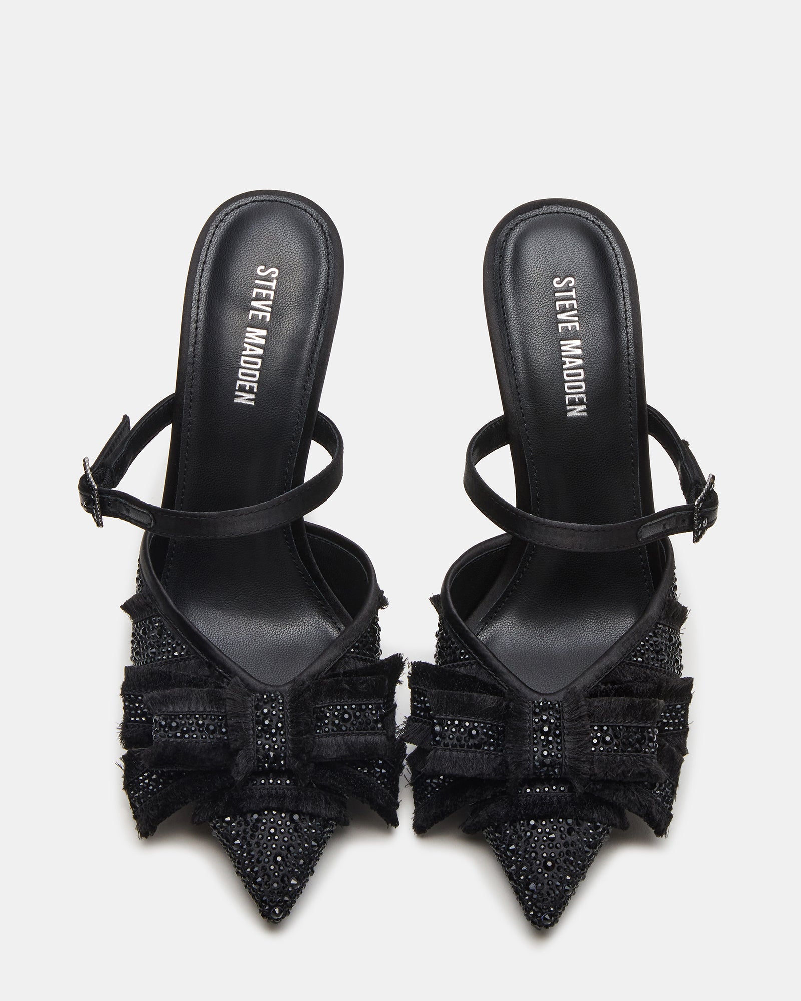 BAYLIN BLACK SATIN RHINESTONES-Cool A Warm