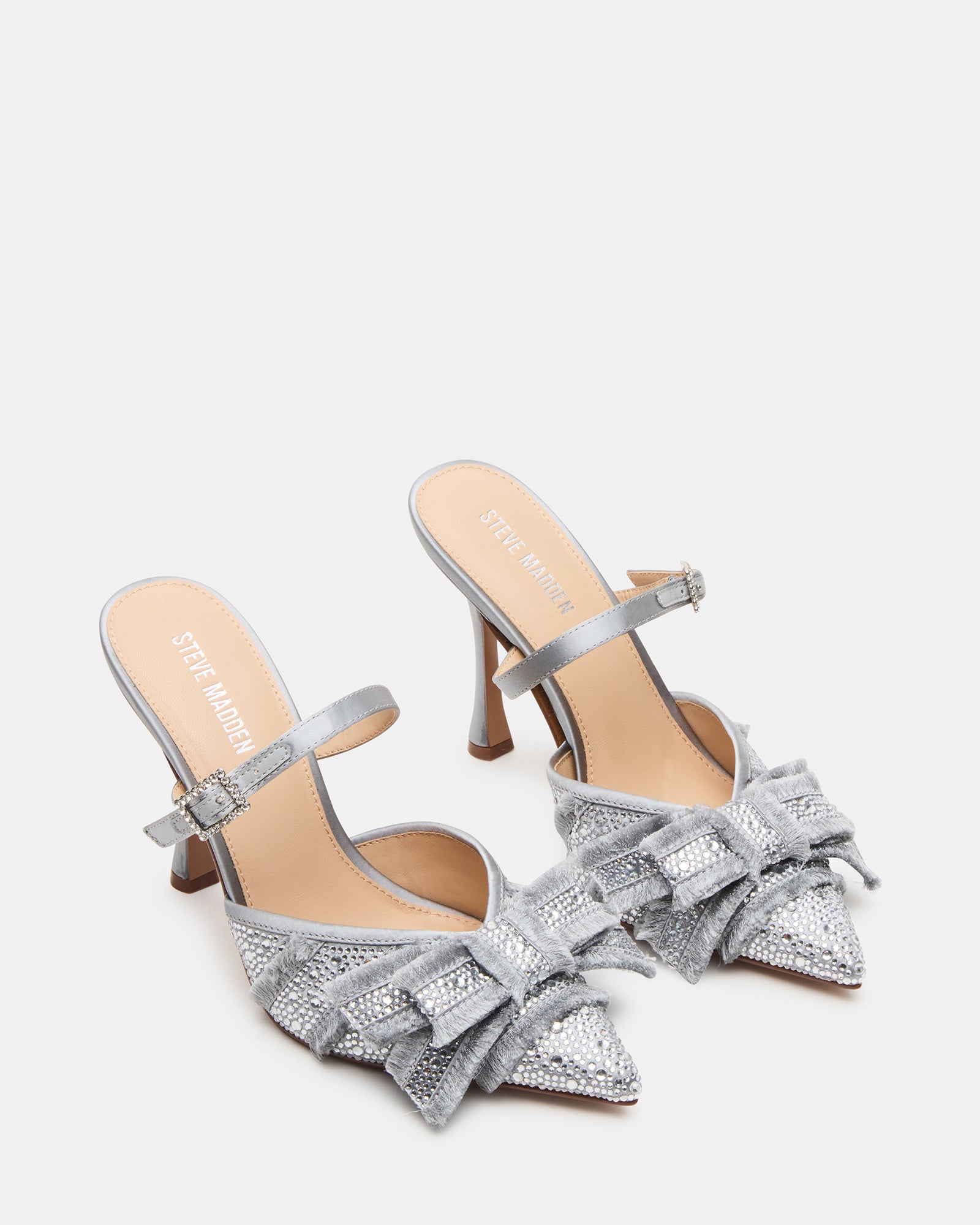 BAYLIN GREY SATIN RHINESTONES-Cool A Warm