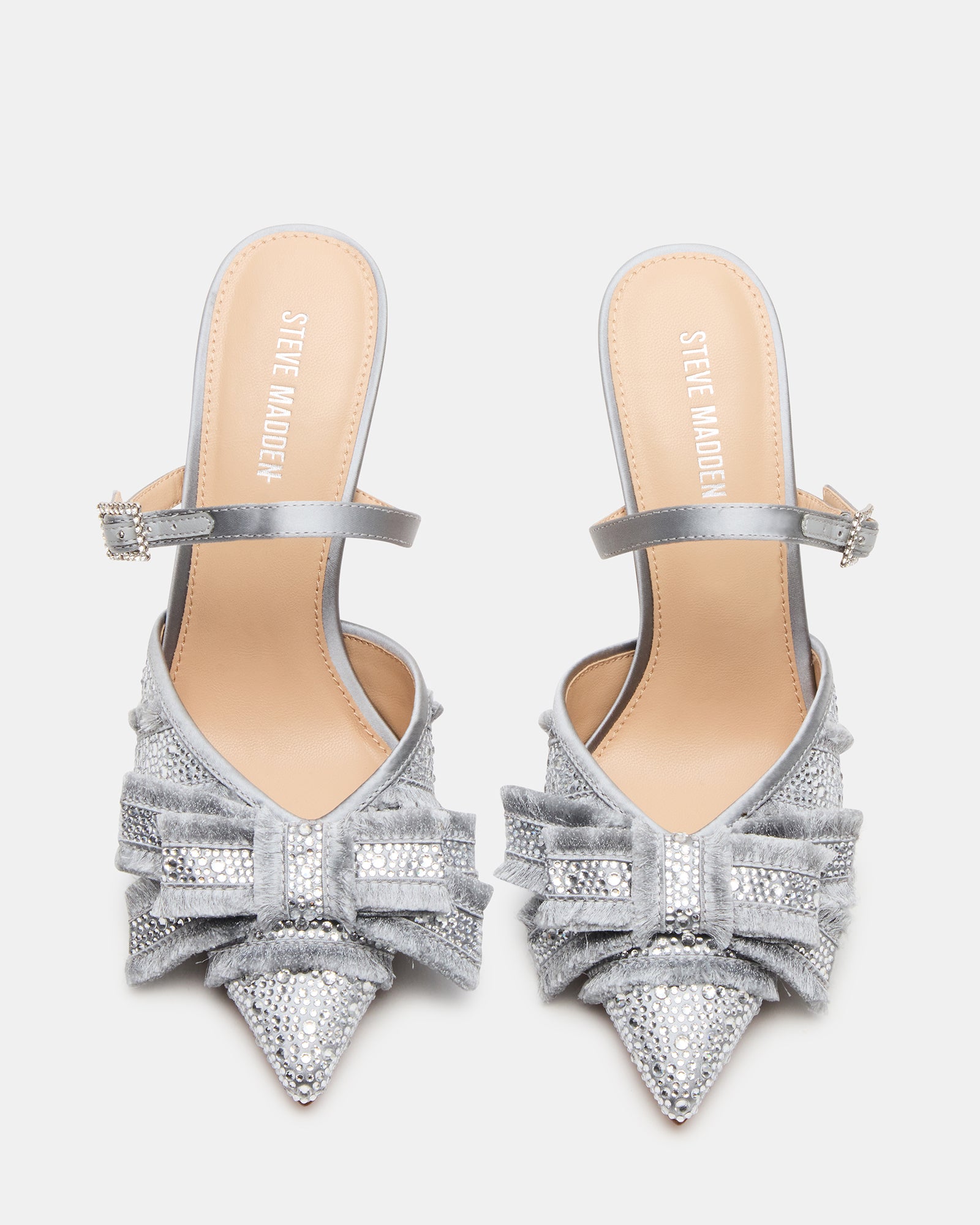 BAYLIN GREY SATIN RHINESTONES-Cool A Warm