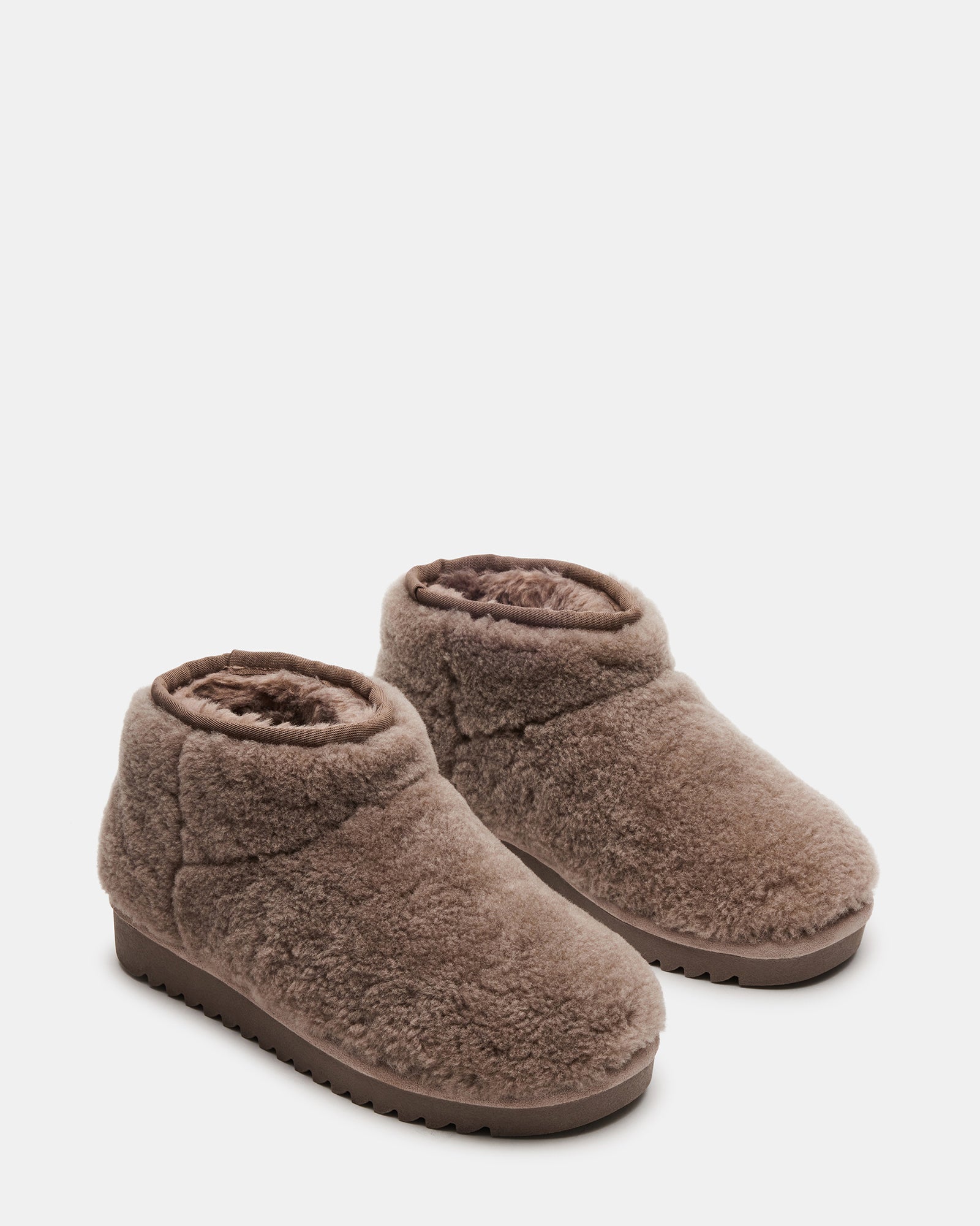 CABIN FAUX SHEARLING GREY-Cool A Warm