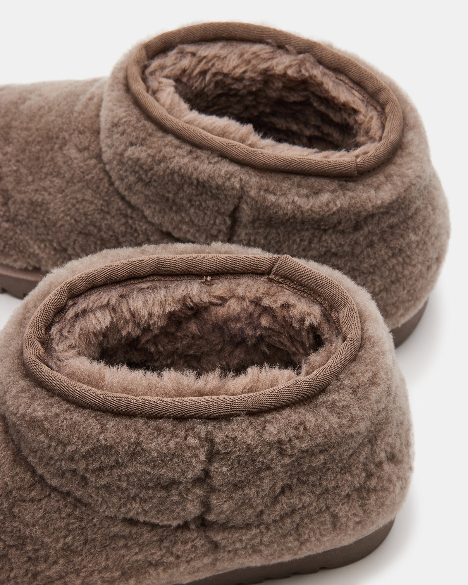 CABIN FAUX SHEARLING GREY-Cool A Warm