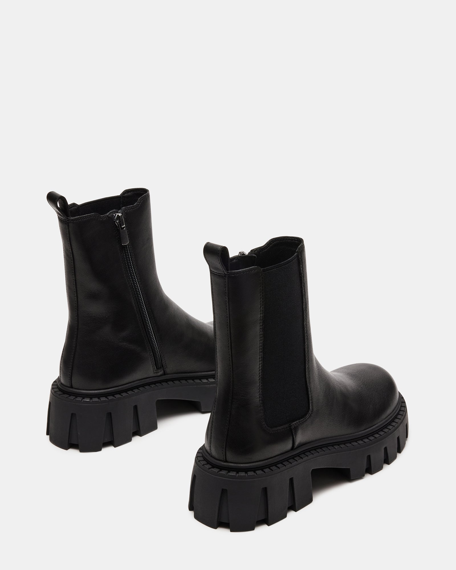 CHARGES BLACK LEATHER-Cool A Warm