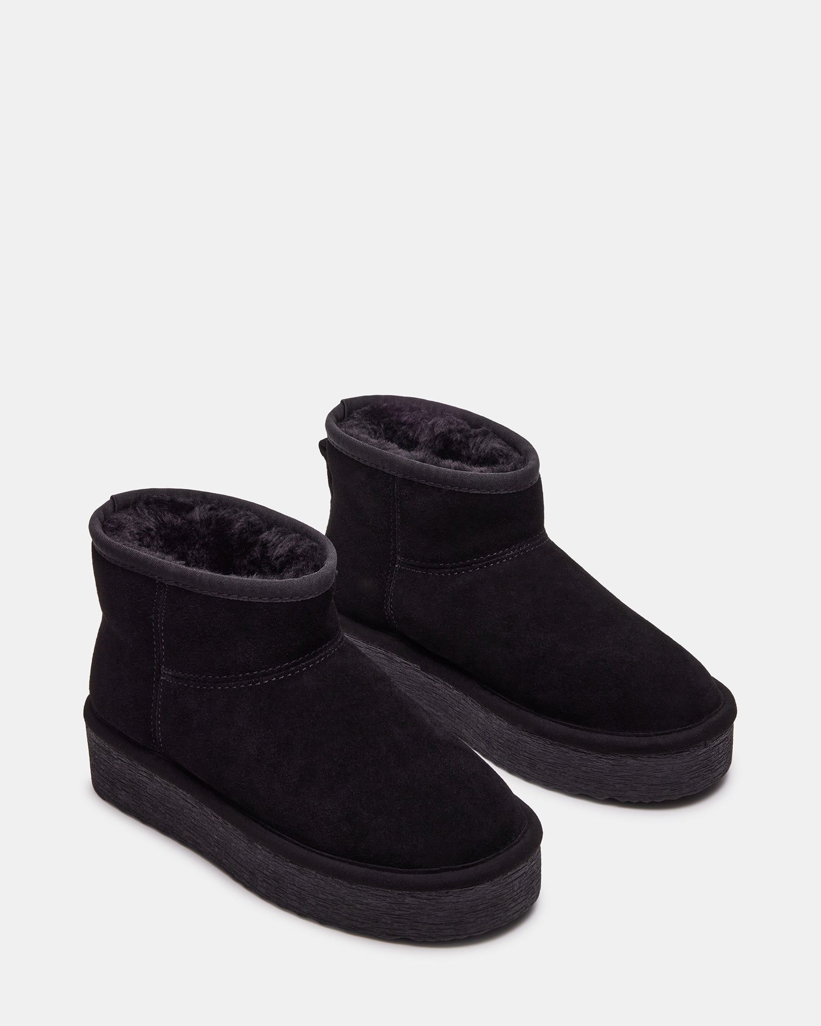 COMFY BLACK SUEDE-Cool A Warm