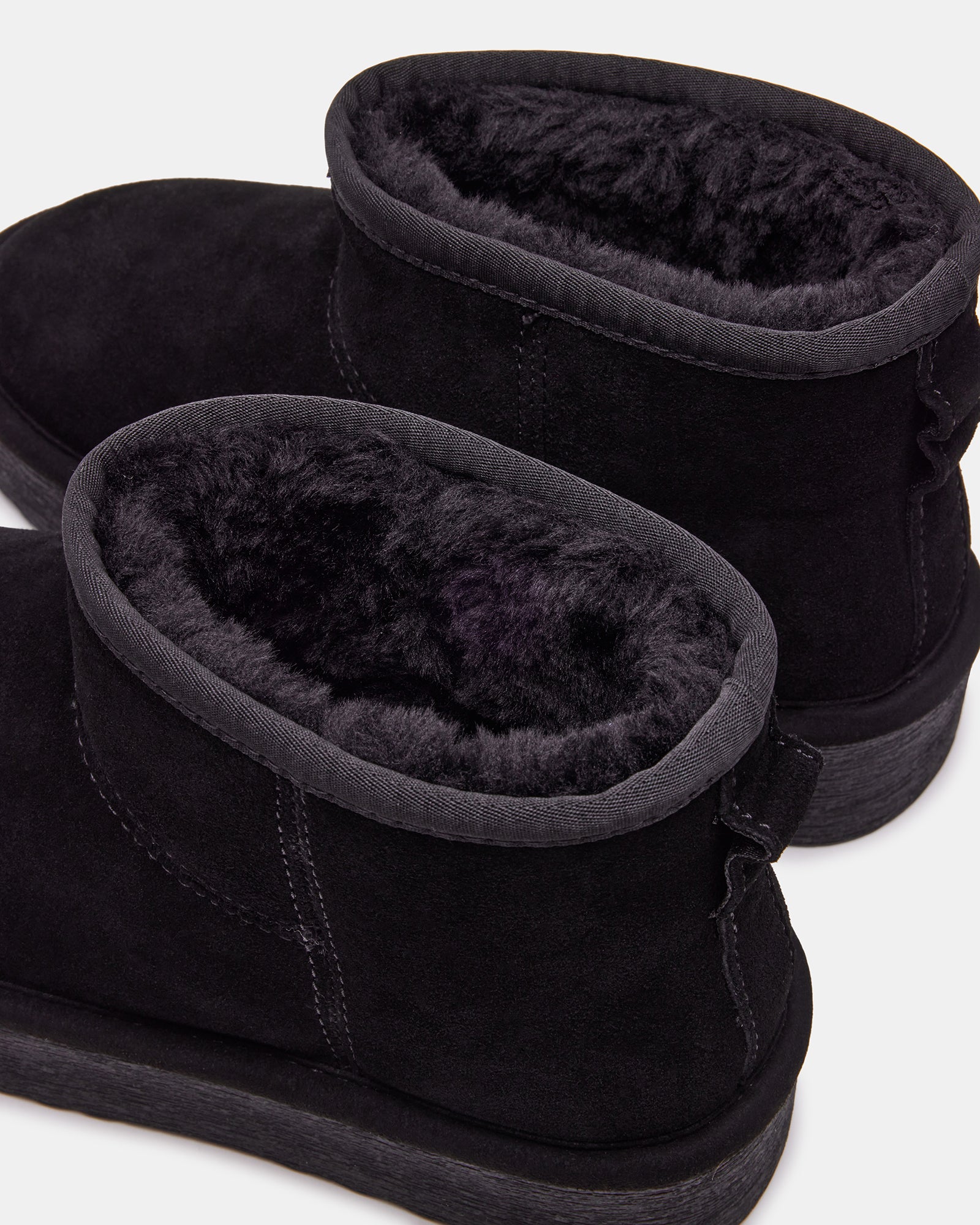 COMFY BLACK SUEDE-Cool A Warm