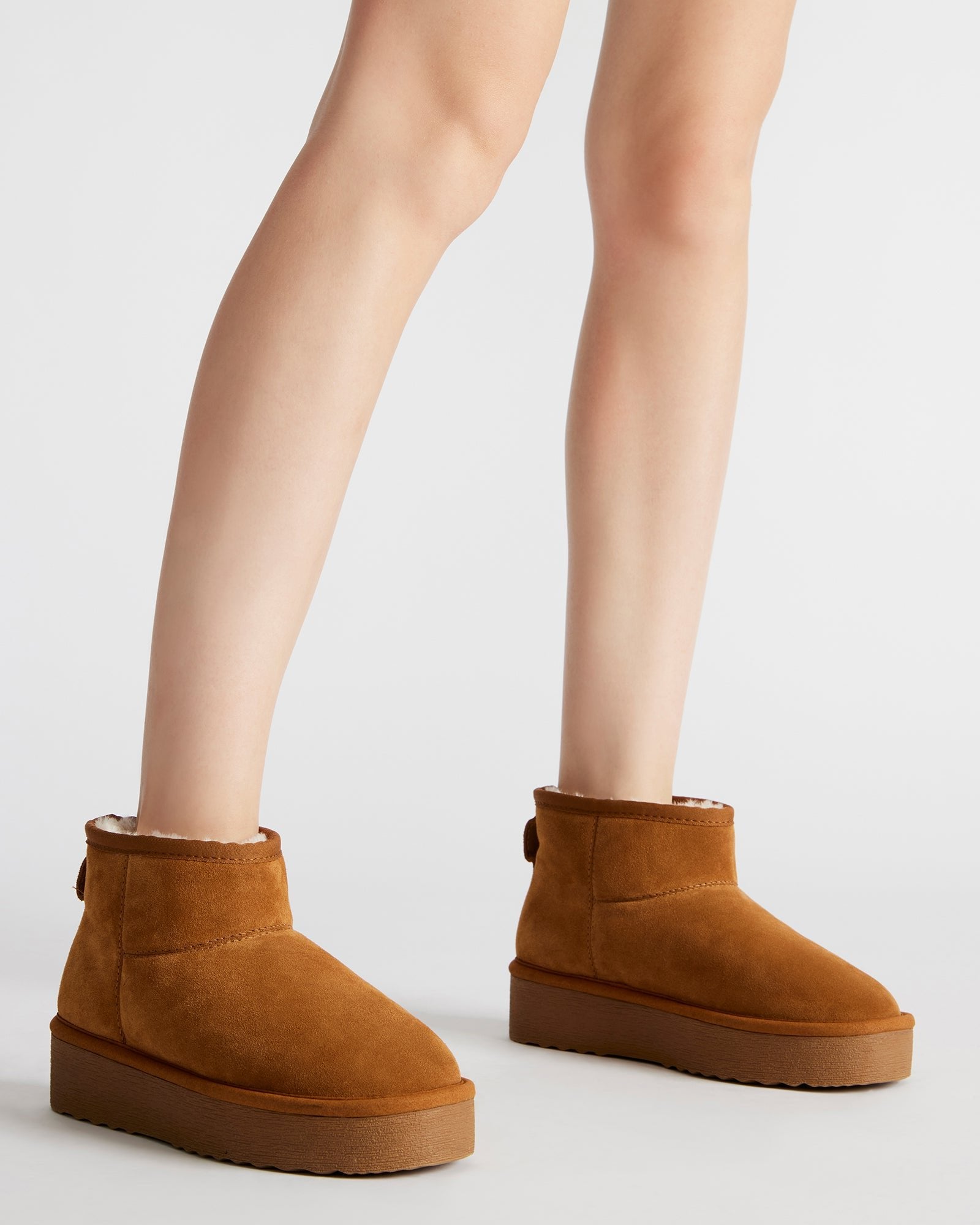 COMFY CHESTNUT SUEDE-Cool A Warm