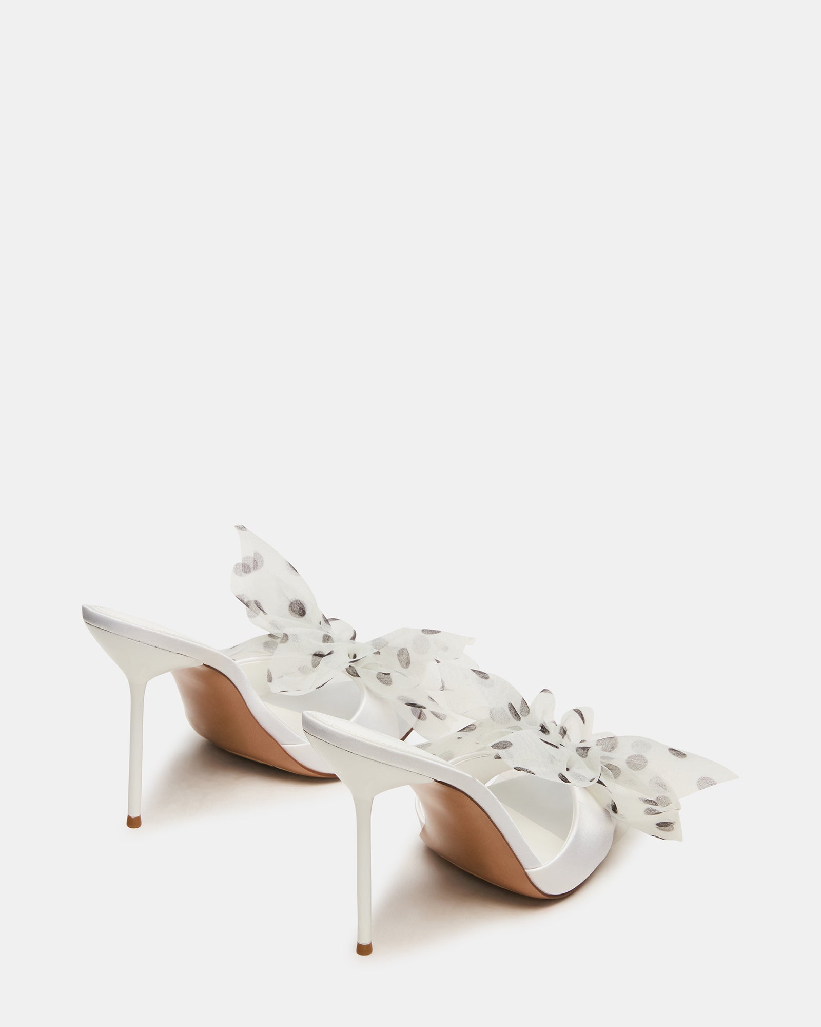 DAVINA TULLE WHITE/BLACK POLKA DOT-Cool A Warm